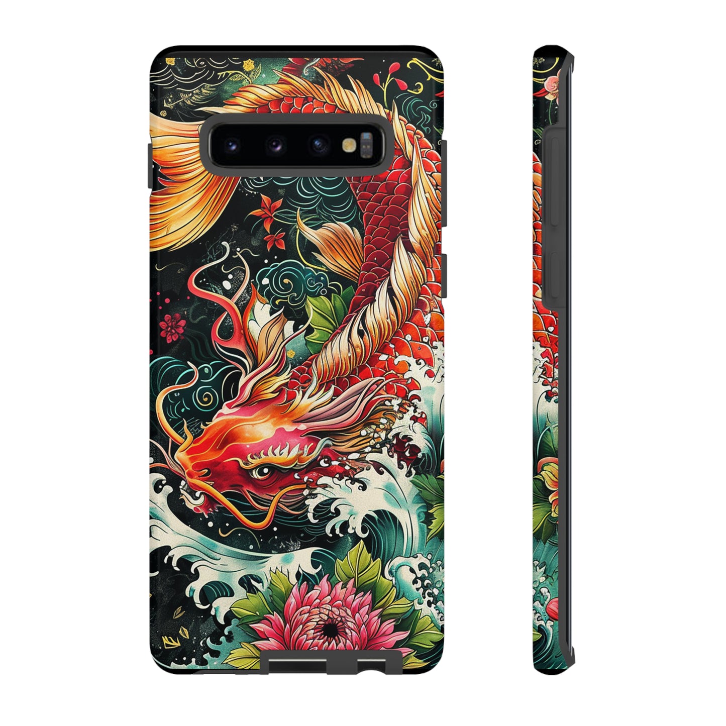 Tough Phone Case Japanese Koi Fish