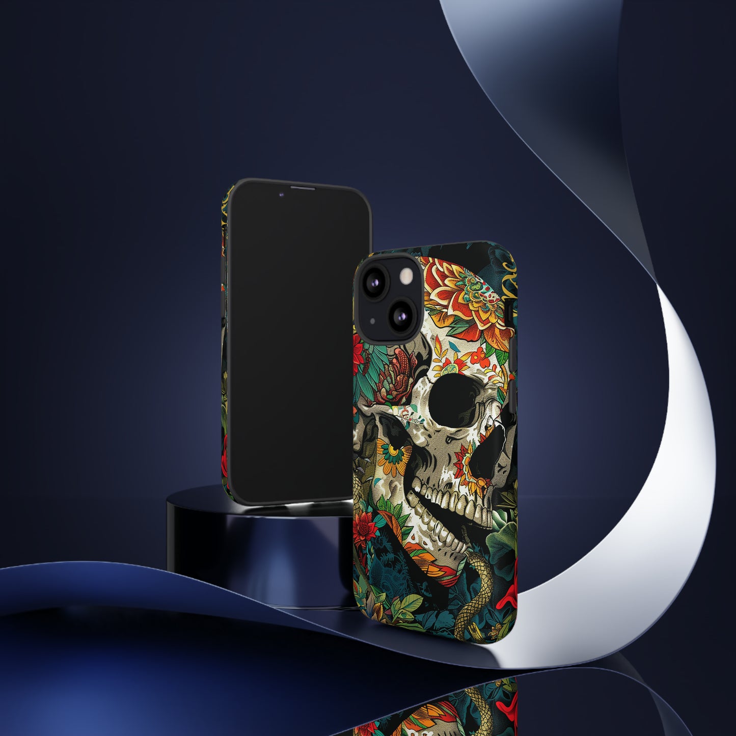 Tough Phone Case Skull 01