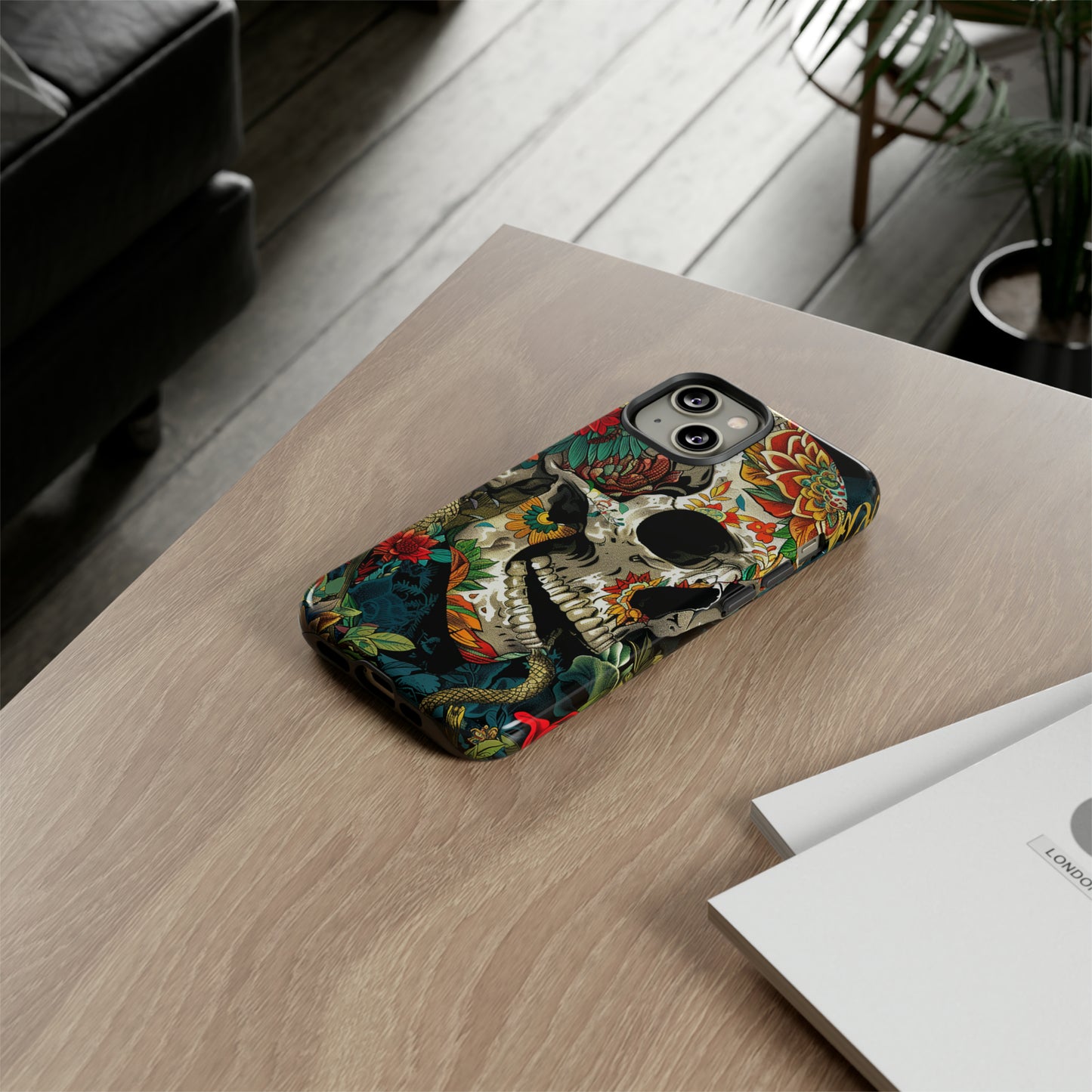 Tough Phone Case Skull 01