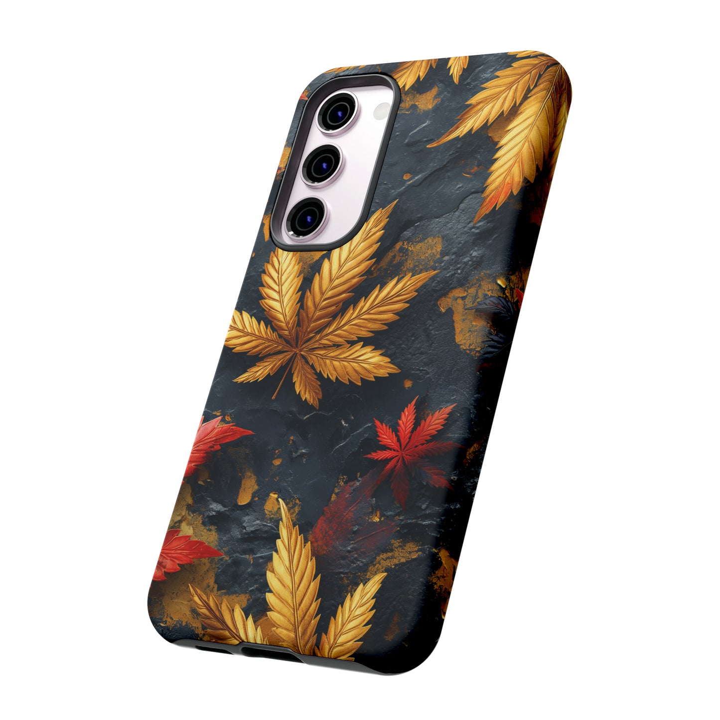 Tough Phone Case Cannabis Gold