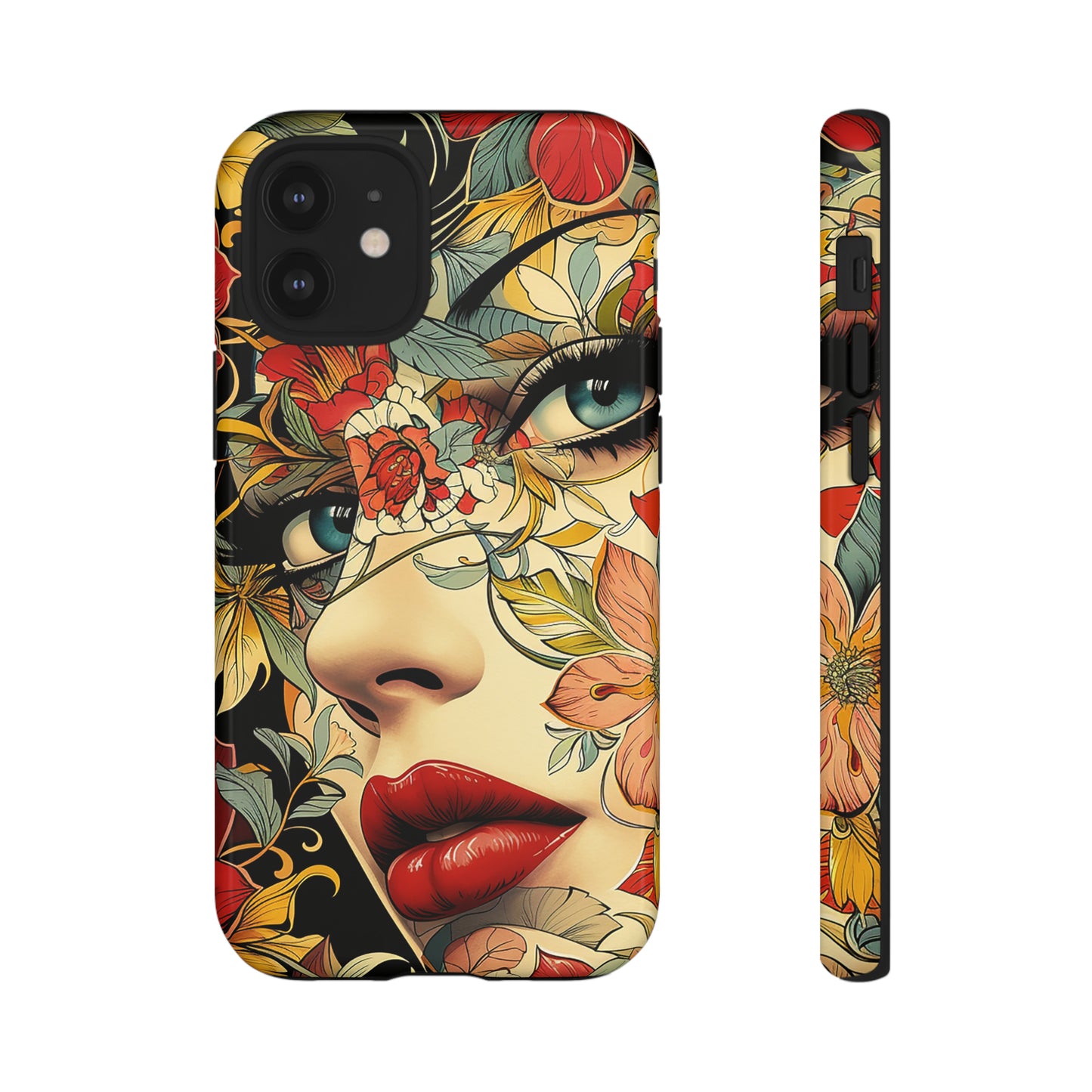 Tough Phone Case Lady Red