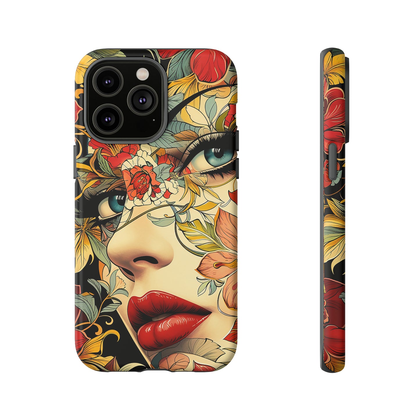 Tough Phone Case Lady Red