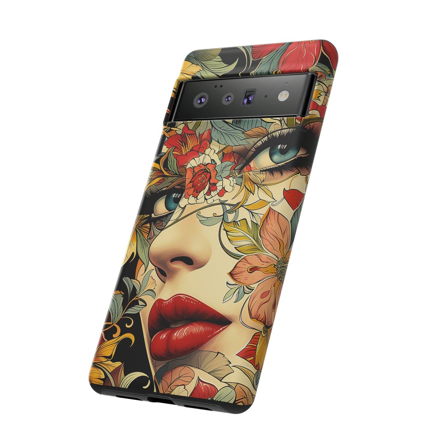 Tough Phone Case Lady Red