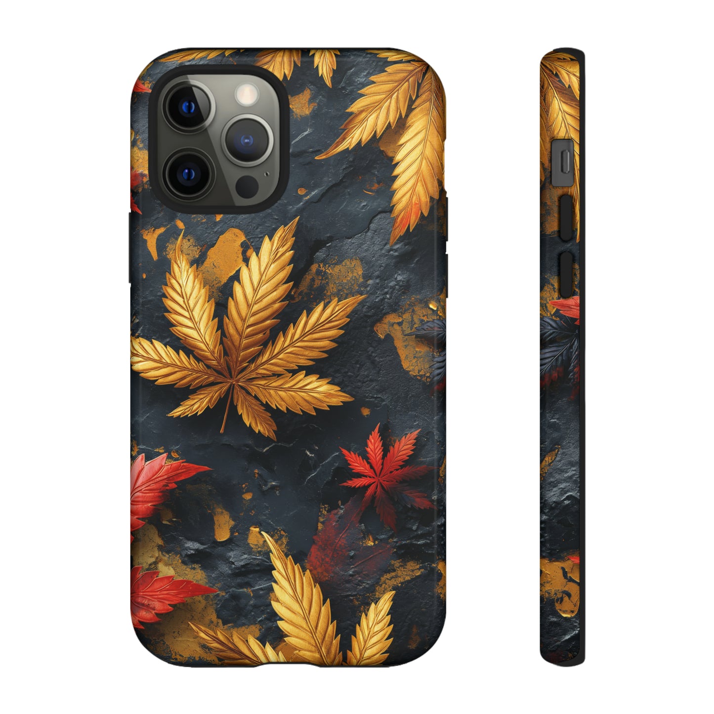 Tough Phone Case Cannabis Gold