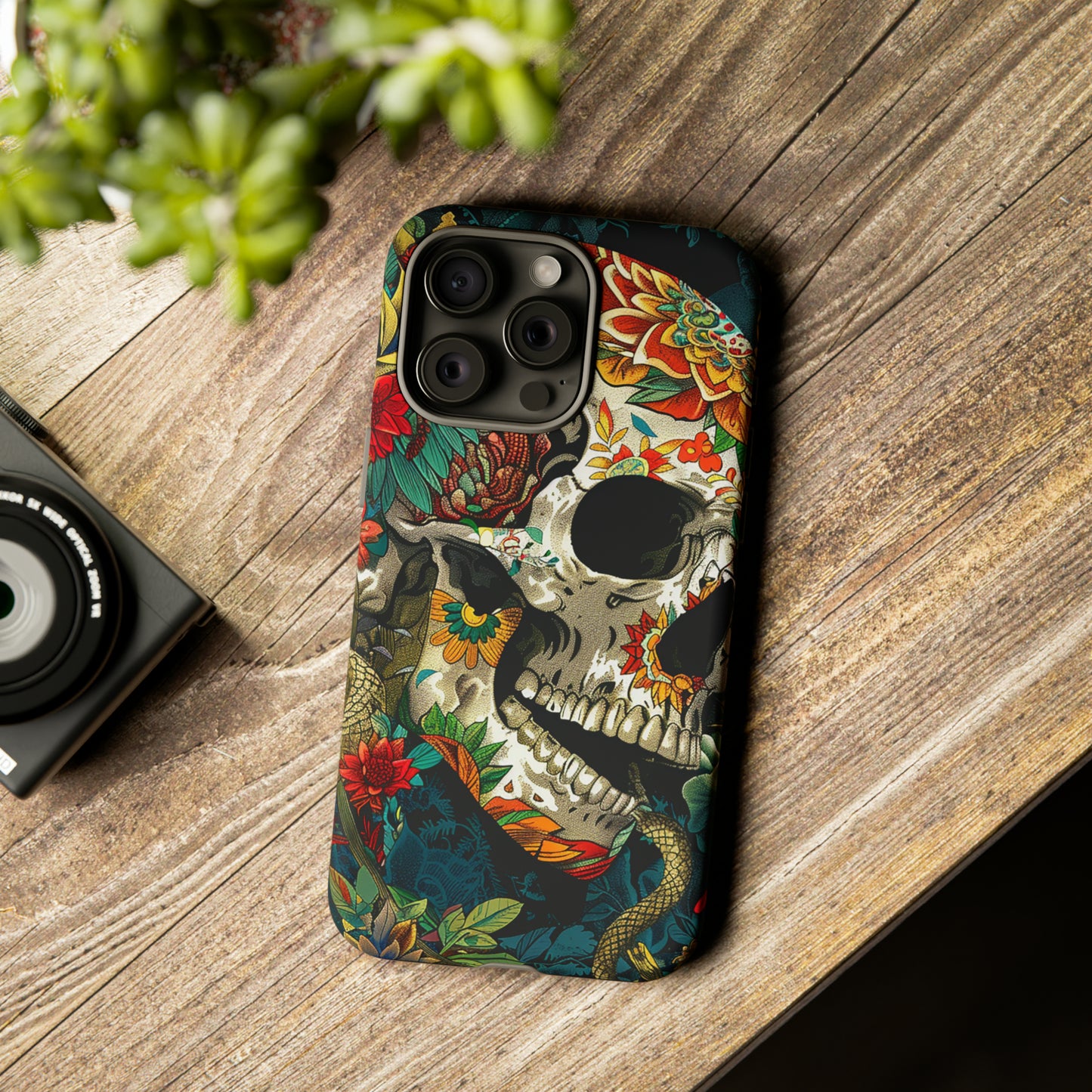 Tough Phone Case Skull 01