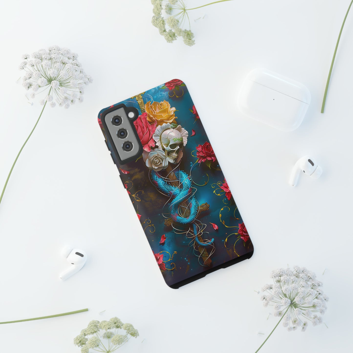 Tough Phone Cases Serpent & Roses