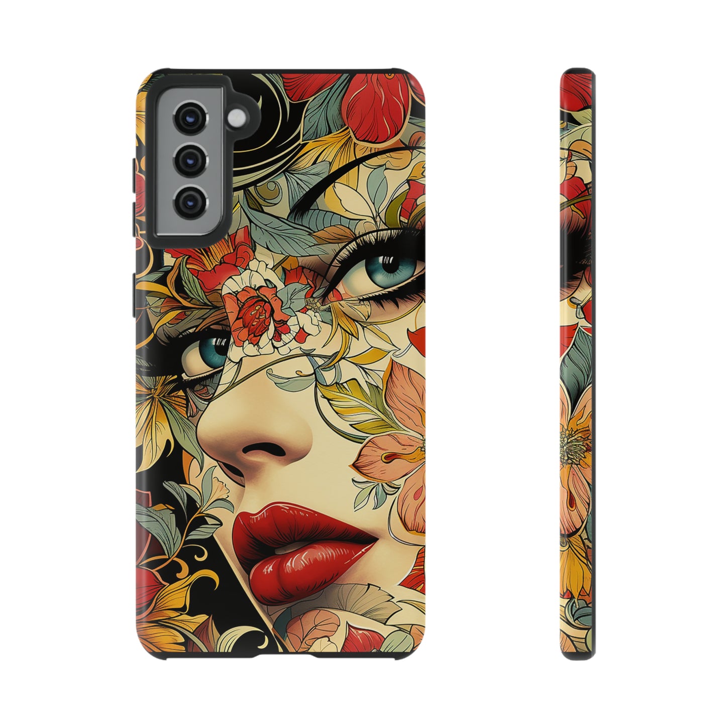 Tough Phone Case Lady Red