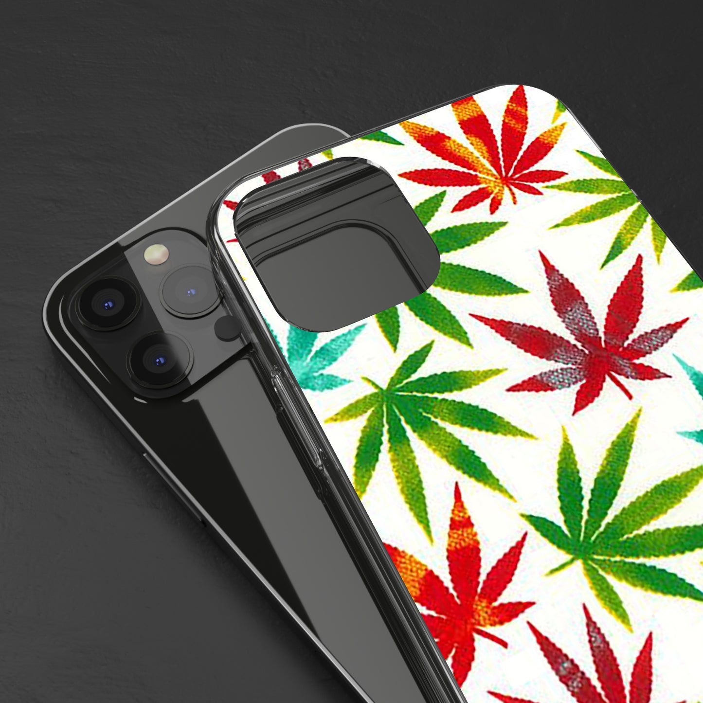 Clear Phone Cases Graphic Cannabis