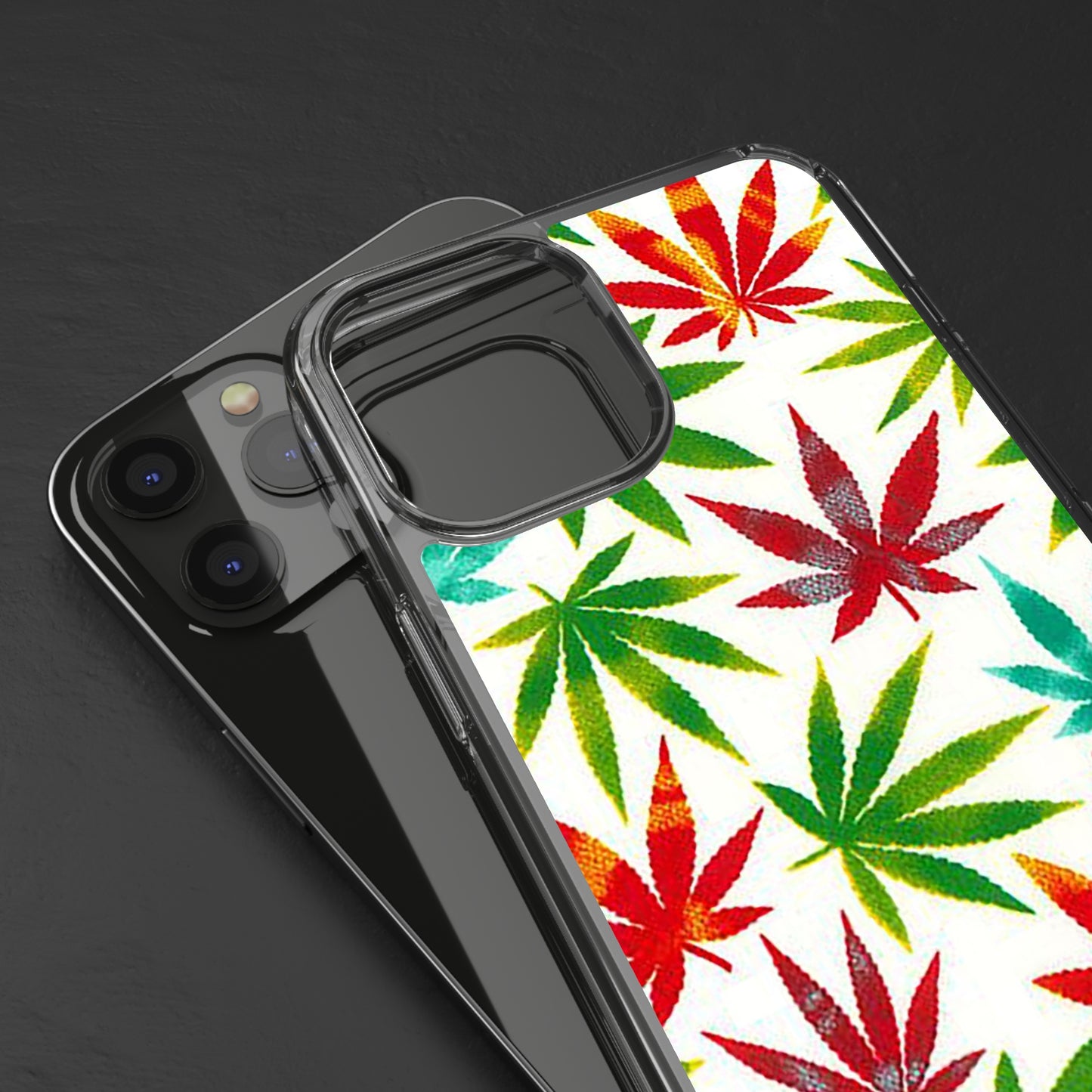 Clear Phone Cases Graphic Cannabis