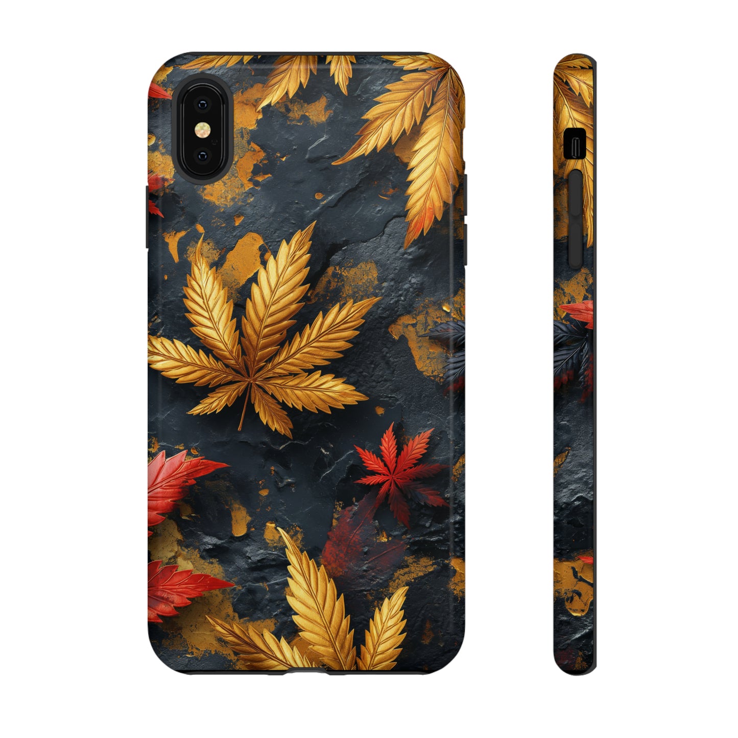 Tough Phone Case Cannabis Gold