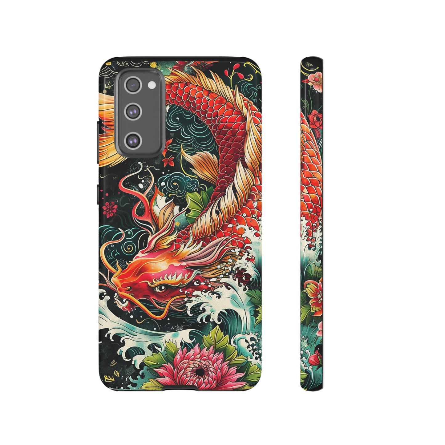 Tough Phone Case Japanese Koi Fish