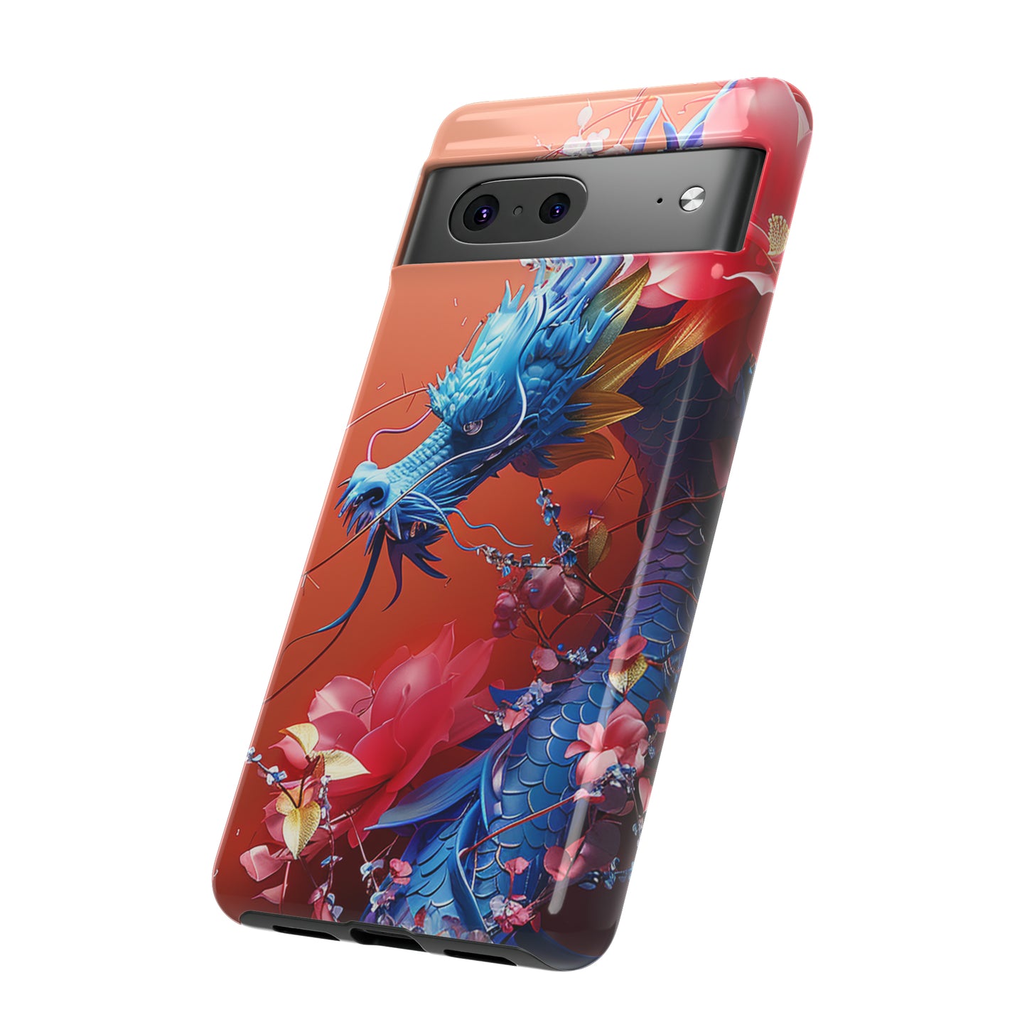 Tough Phone Cases Azure Serpent