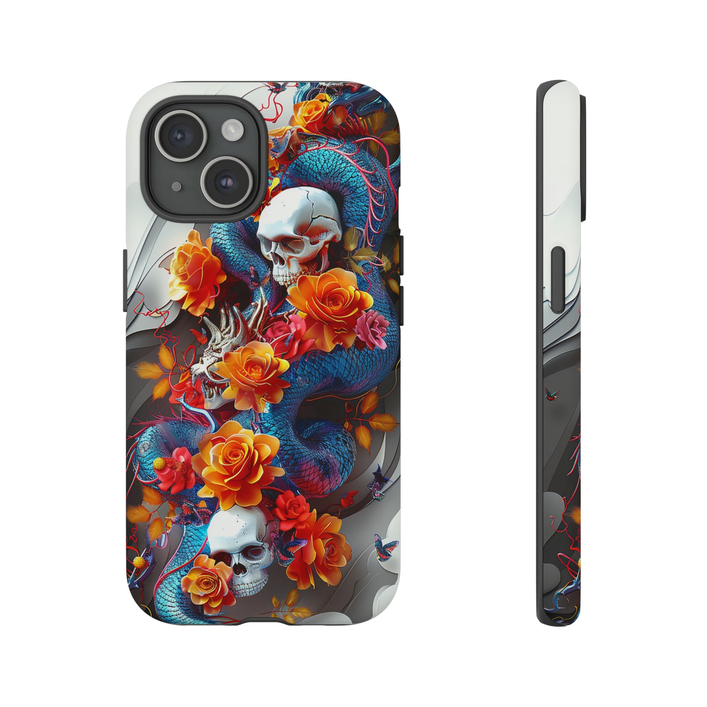 Tough Phone Case Skull 02