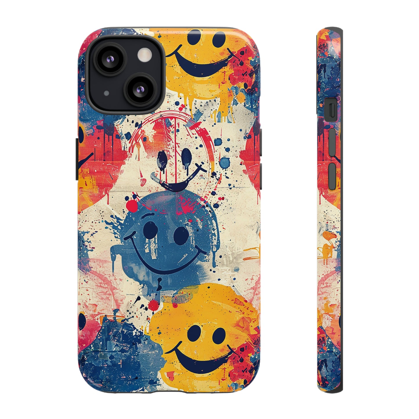 Tough Phone Case Happy Face