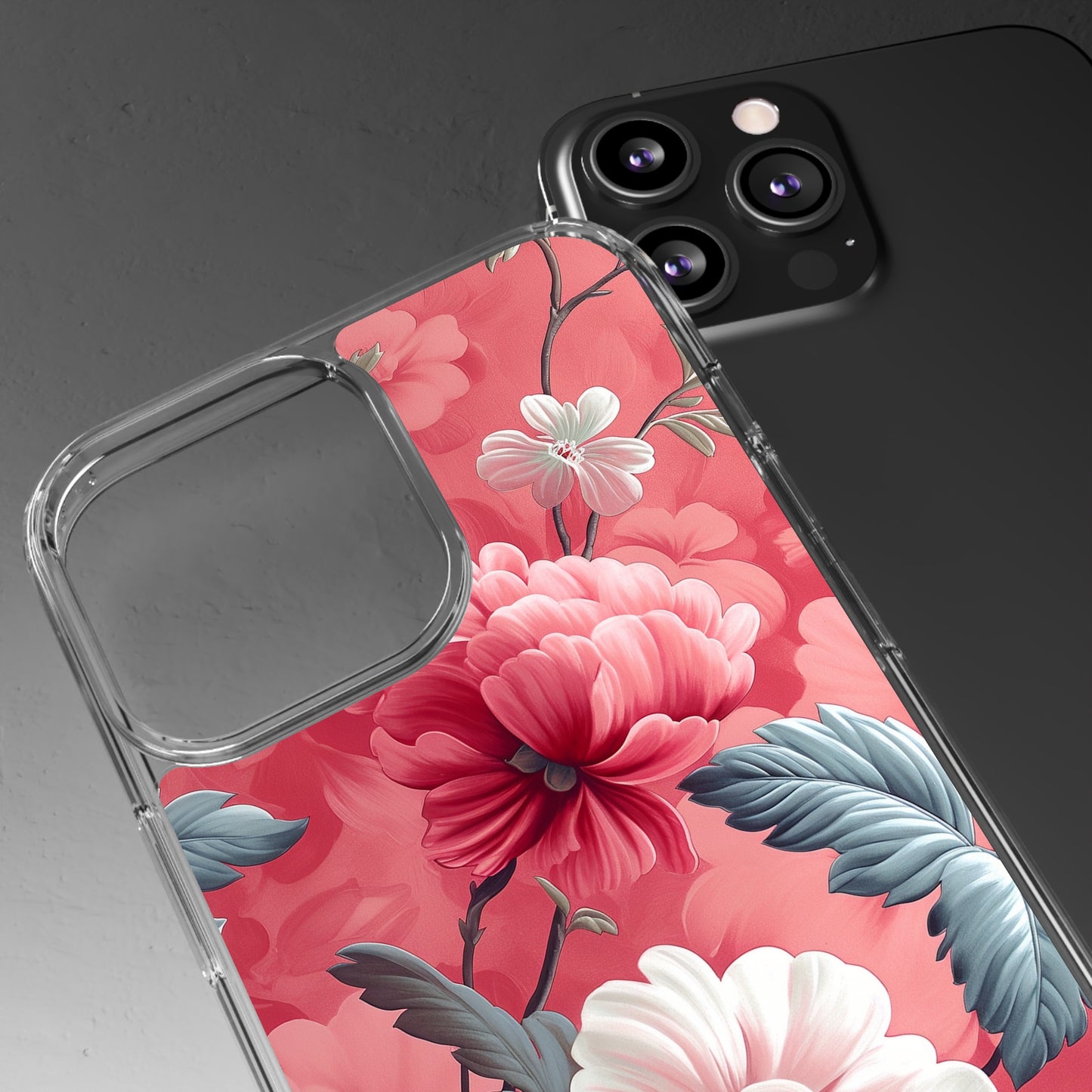 Clear Phone Cases Floral