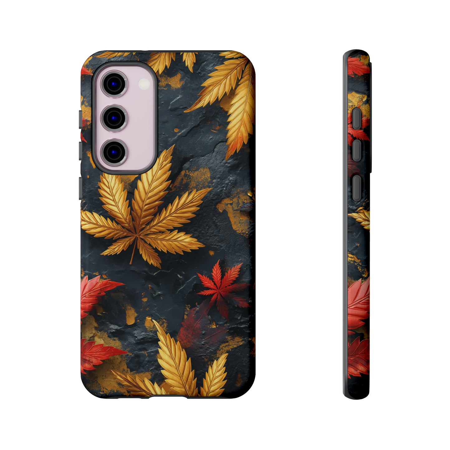 Tough Phone Case Cannabis Gold