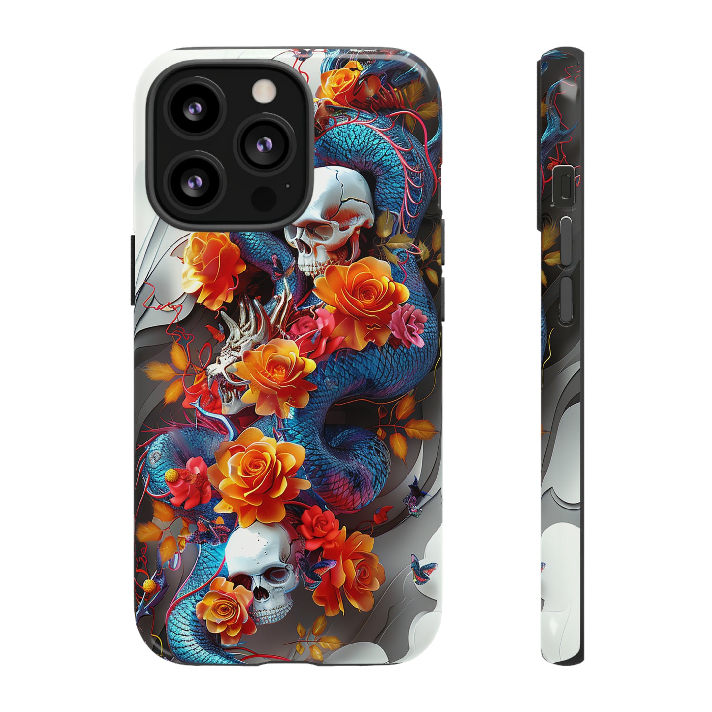 Tough Phone Case Skull 02