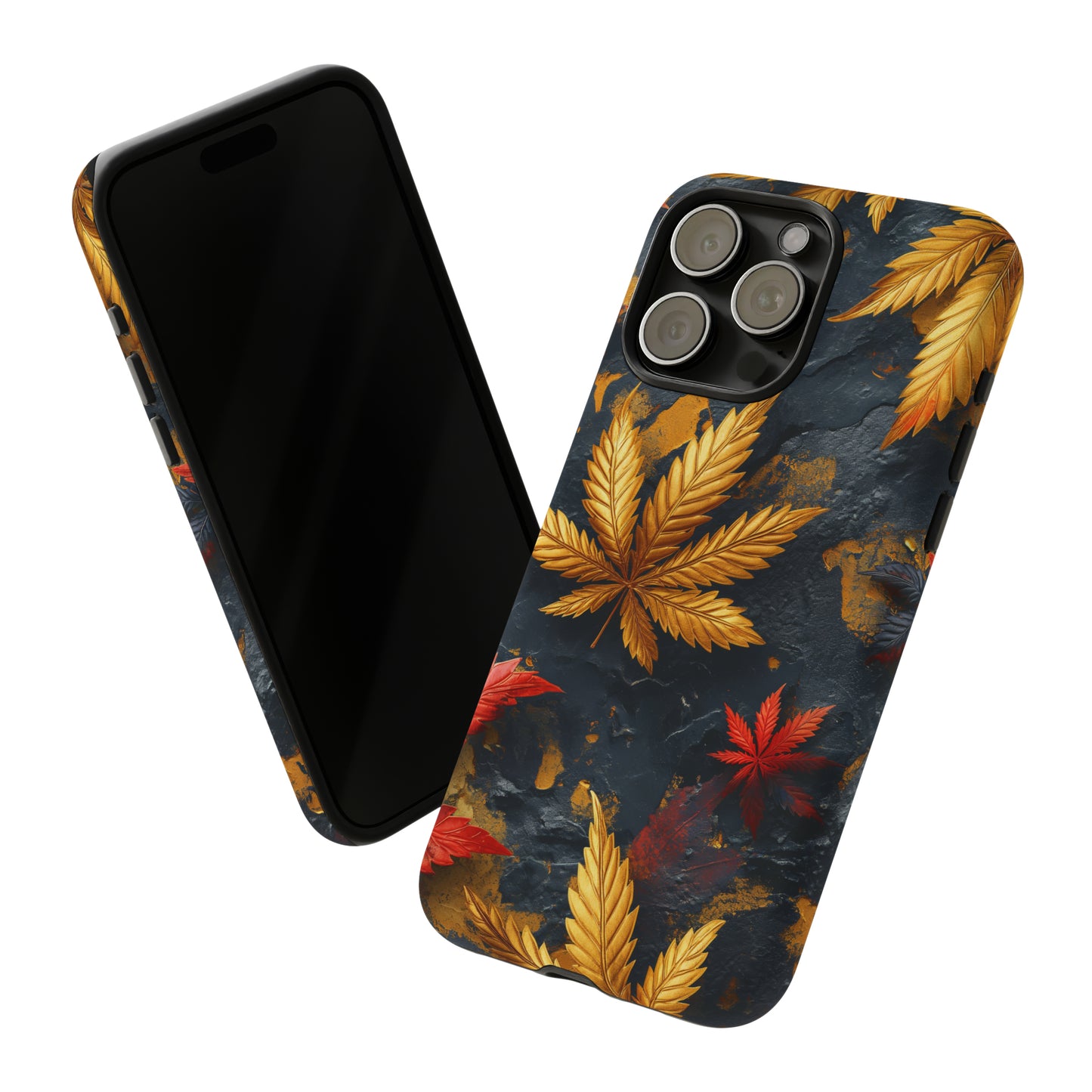 Tough Phone Case Cannabis Gold