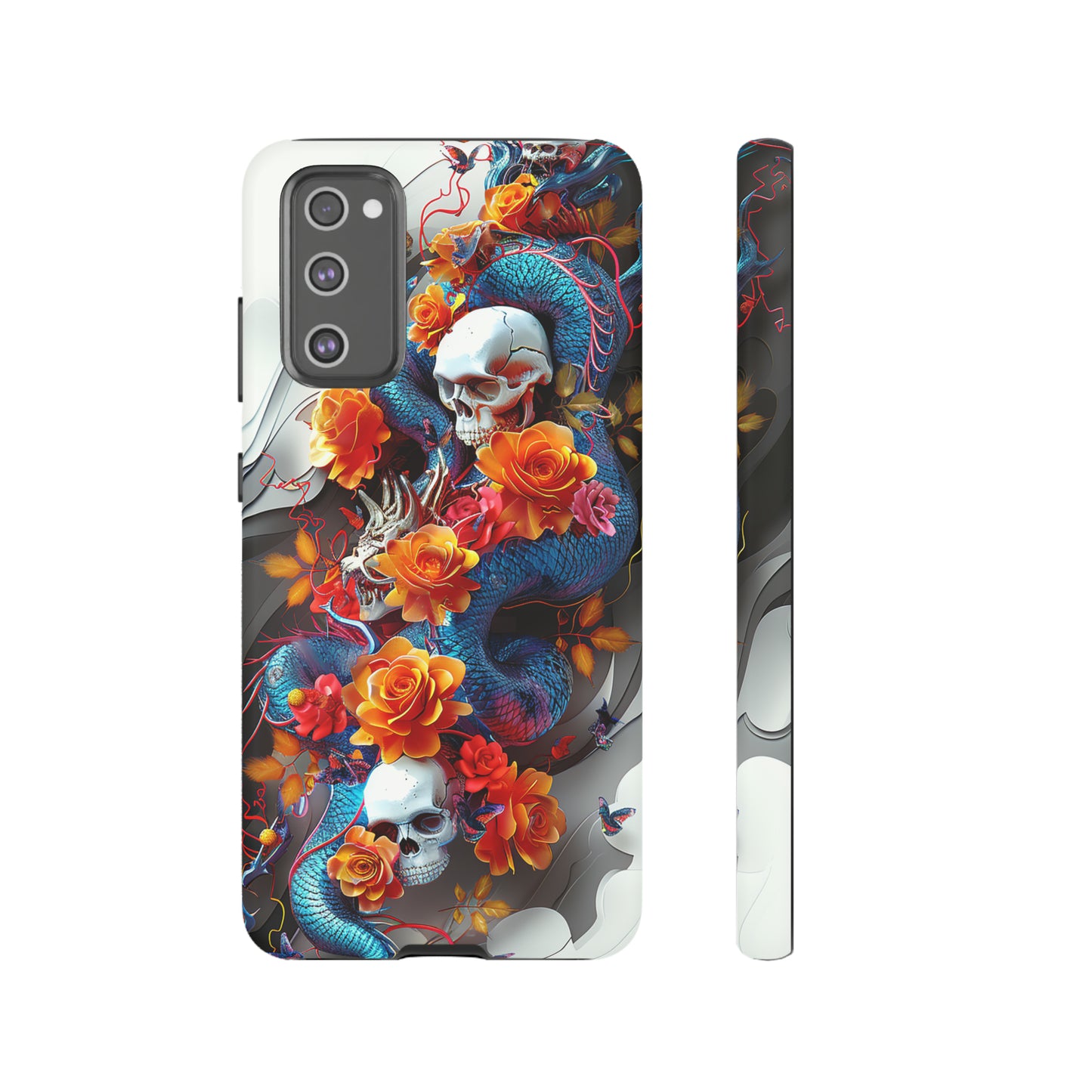 Tough Phone Case Skull 02