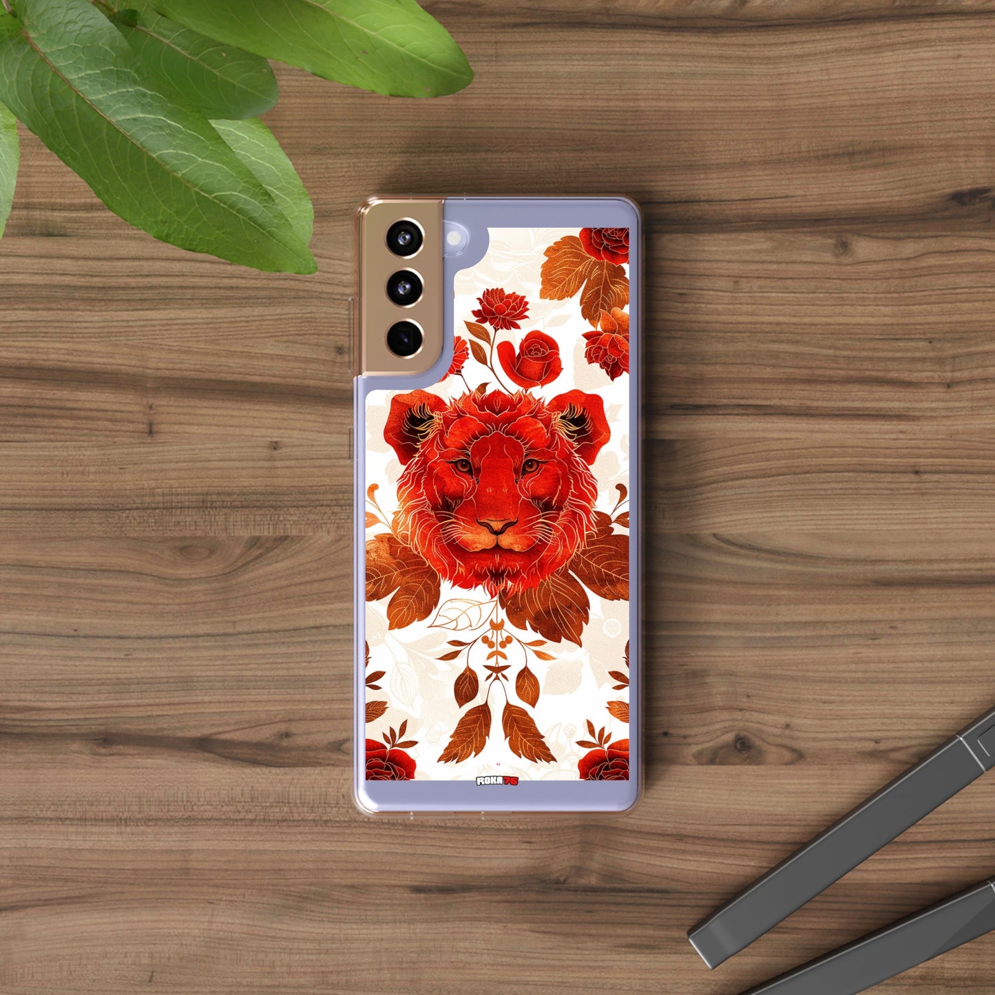 Clear Phone Cases Red Lion