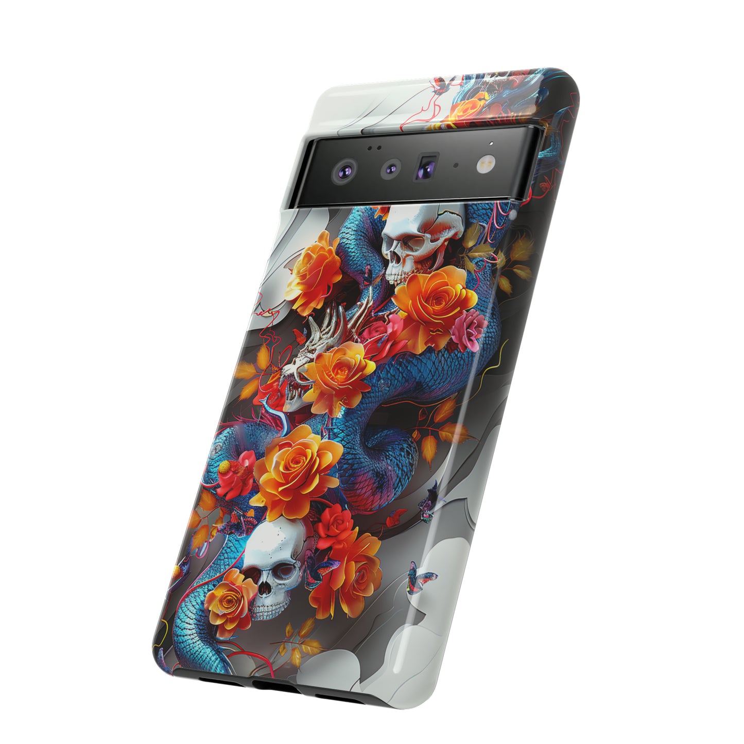 Tough Phone Case Skull 02