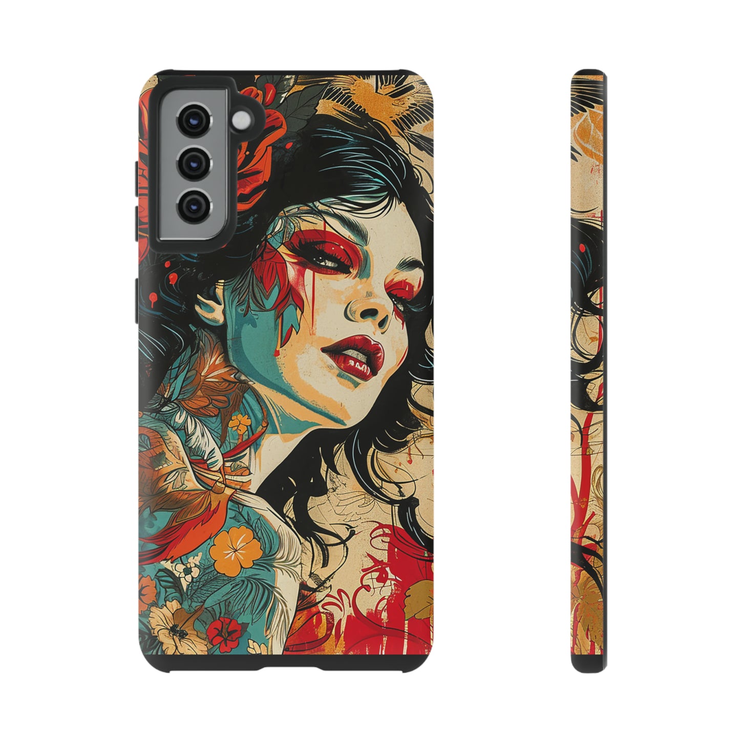 Tough Phone Case Lady 01