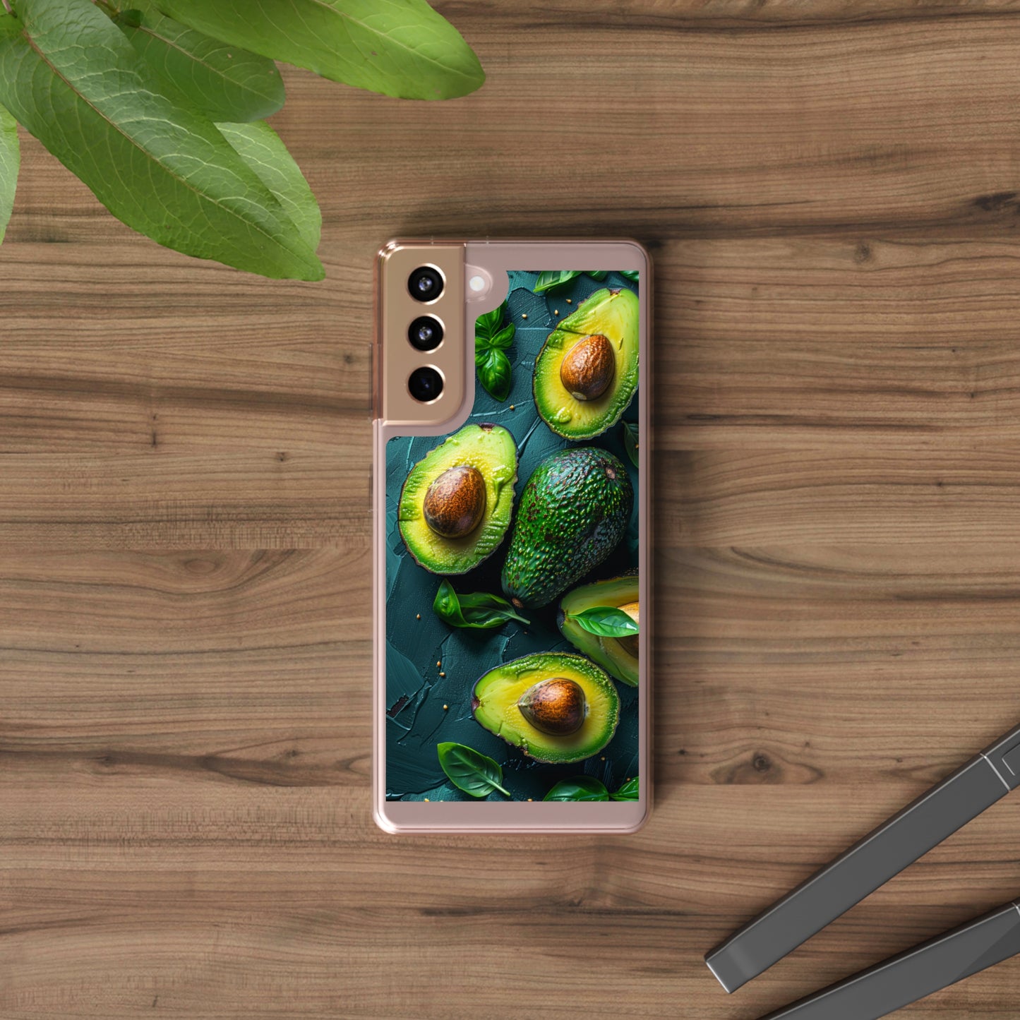 Clear Phone Cases Avocado