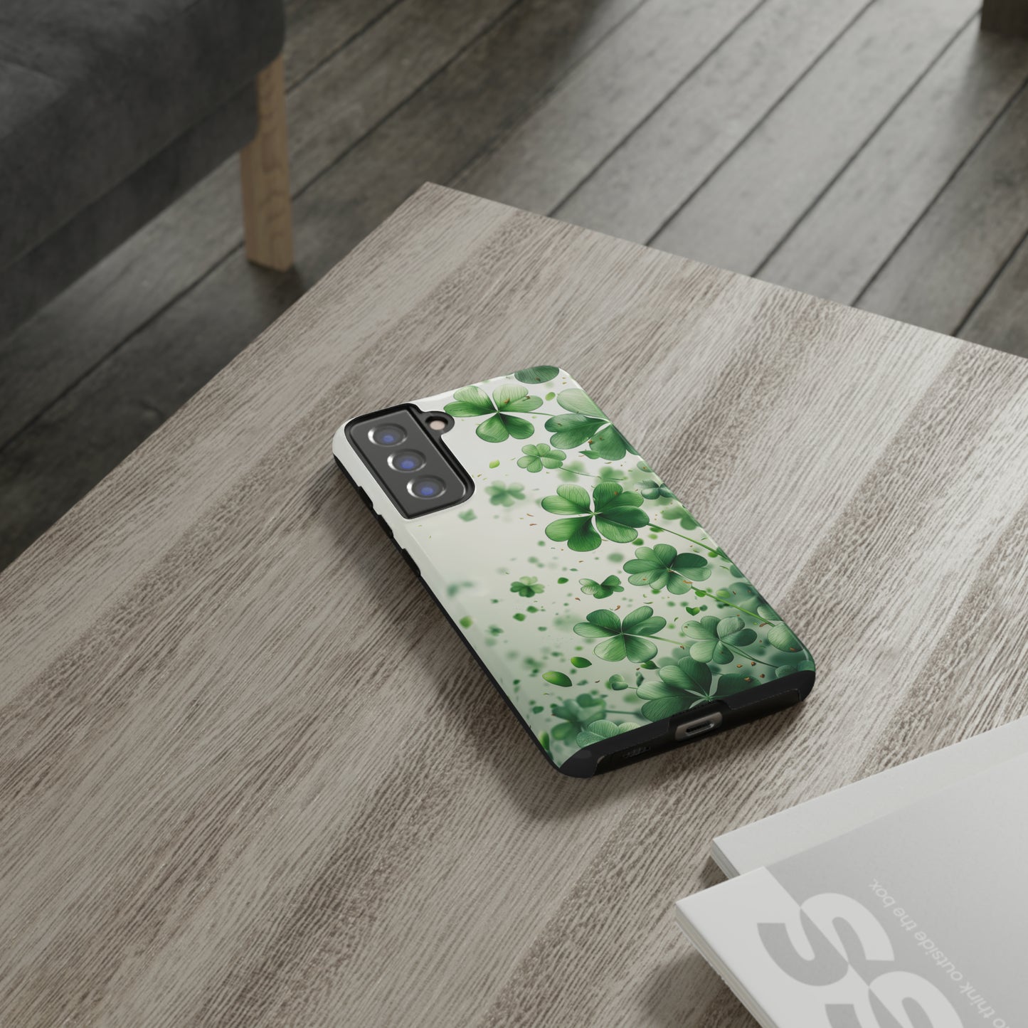 Tough Phone Case Four Leaf Clover