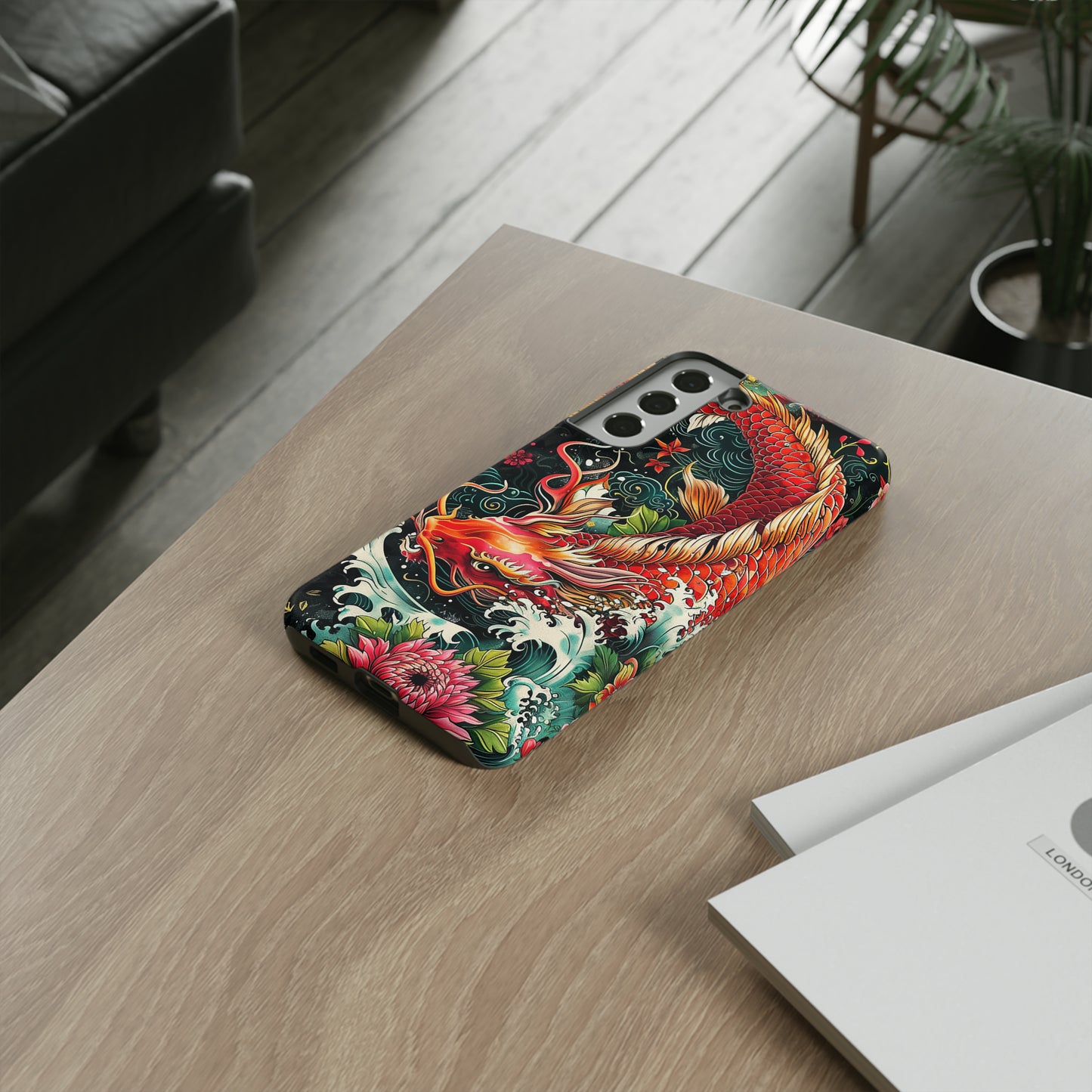 Tough Phone Case Japanese Koi Fish