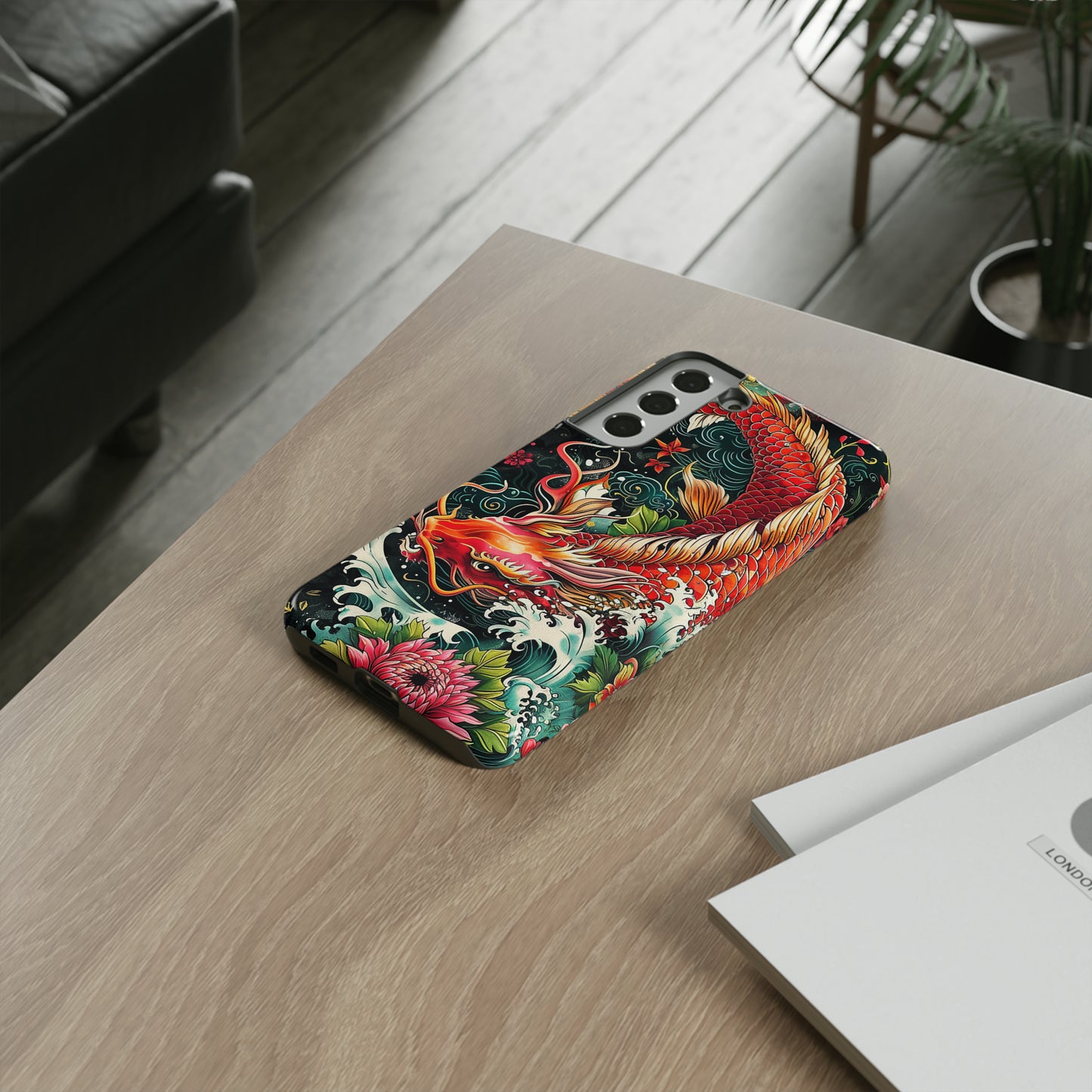 Tough Phone Case Japanese Koi Fish