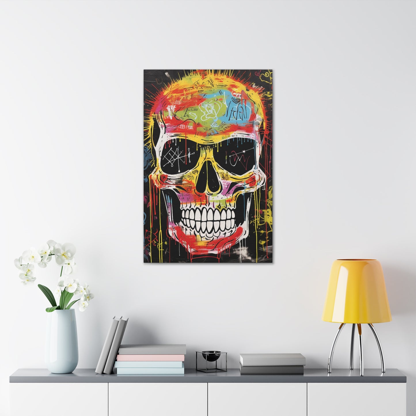 Vibrant Mortality on Canvas