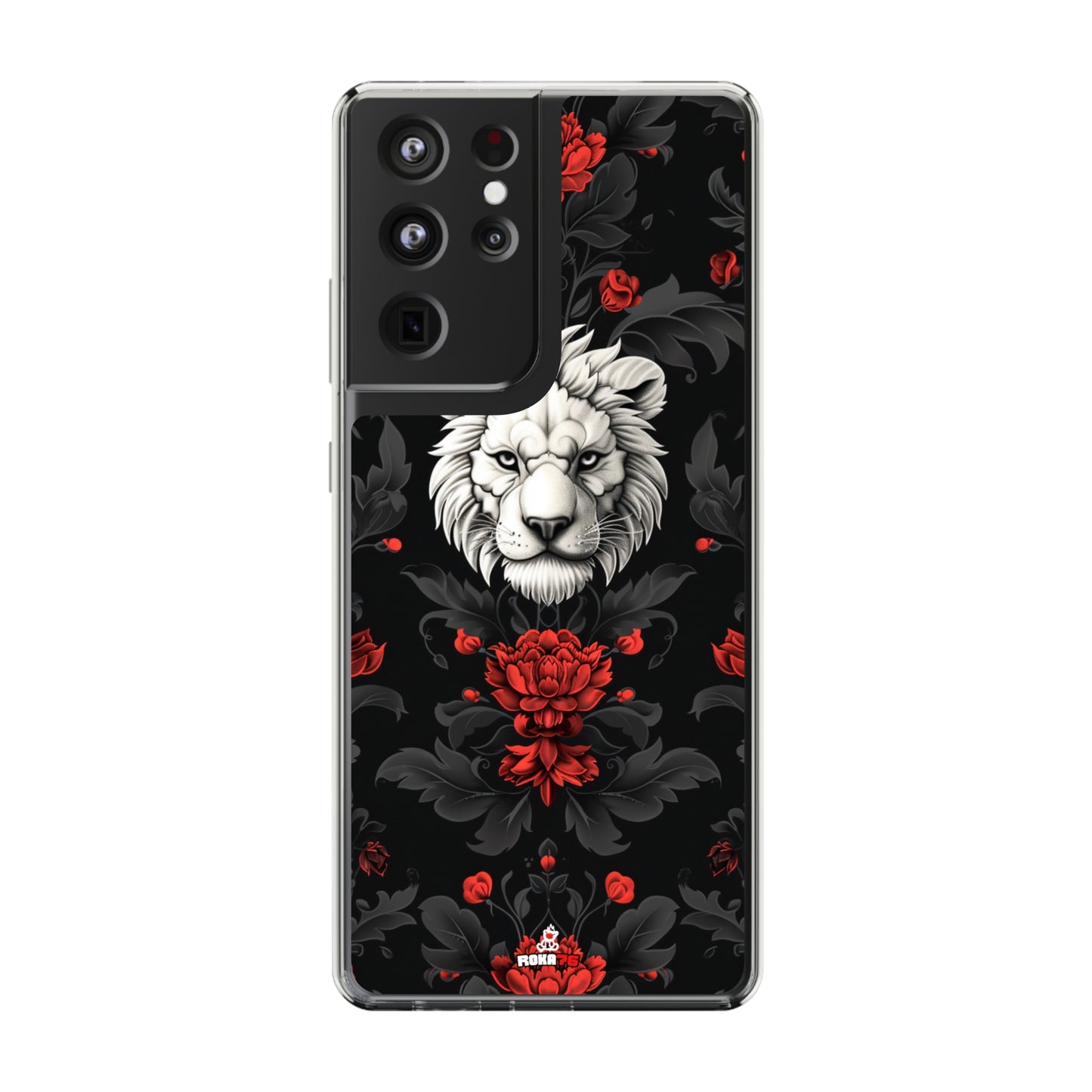 Clear Phone Cases White Lion