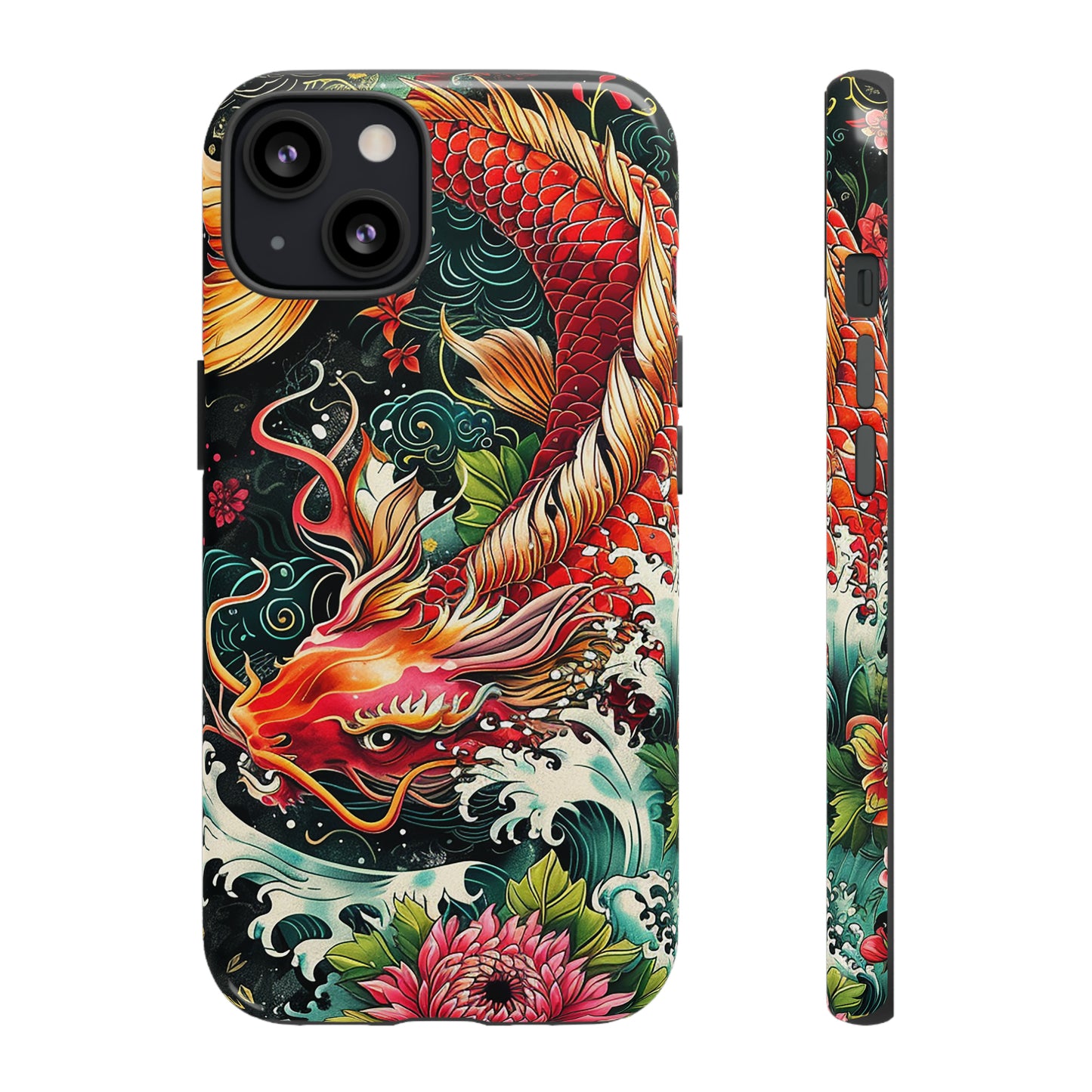 Tough Phone Case Japanese Koi Fish