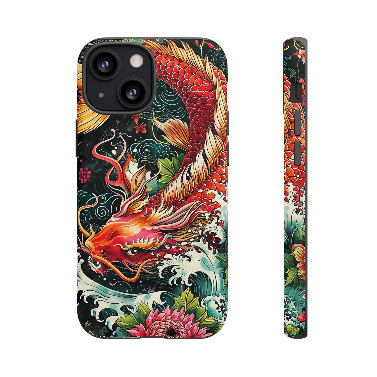 Tough Phone Case Japanese Koi Fish