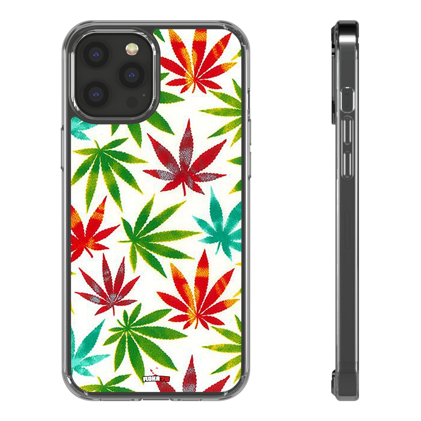 Clear Phone Cases Graphic Cannabis