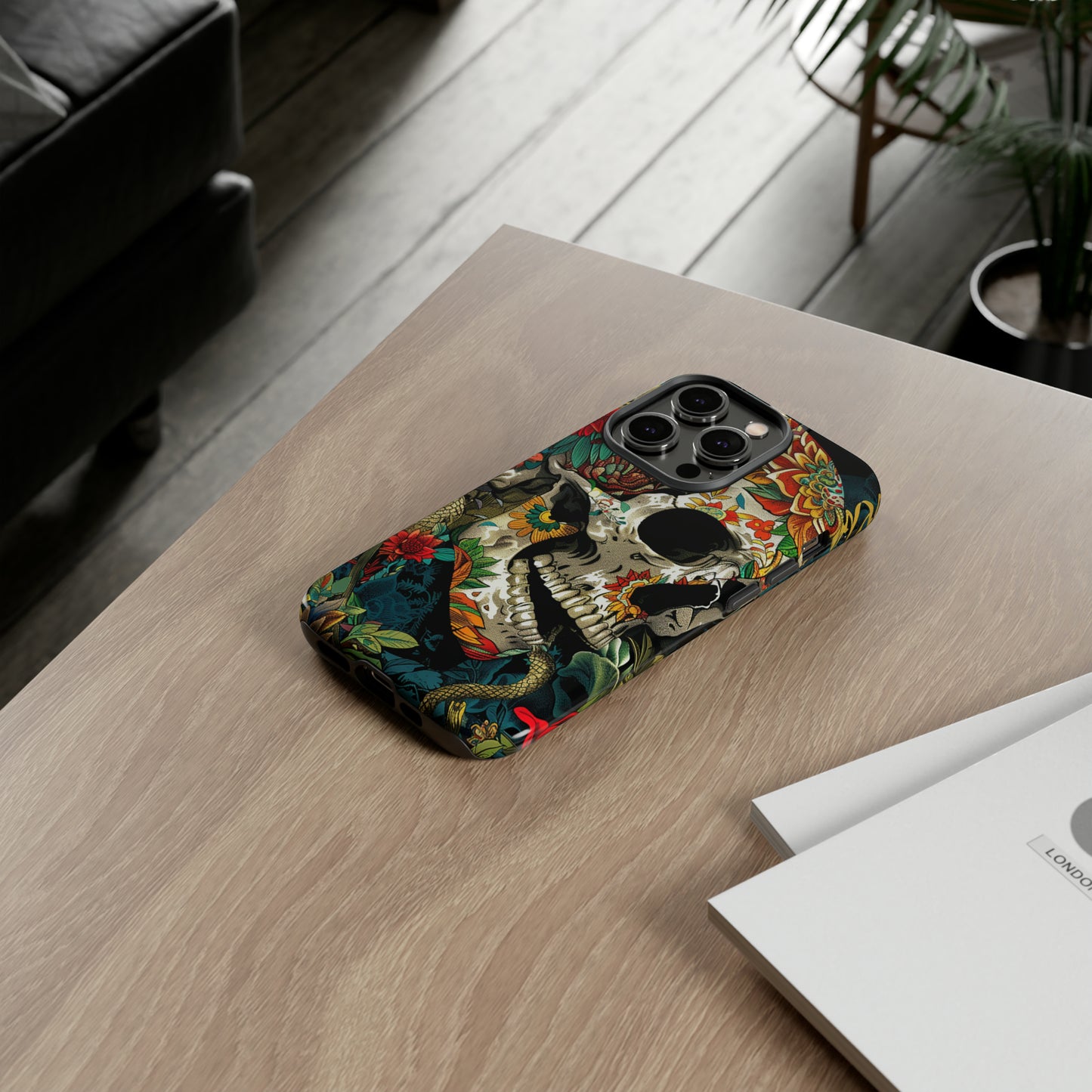 Tough Phone Case Skull 01