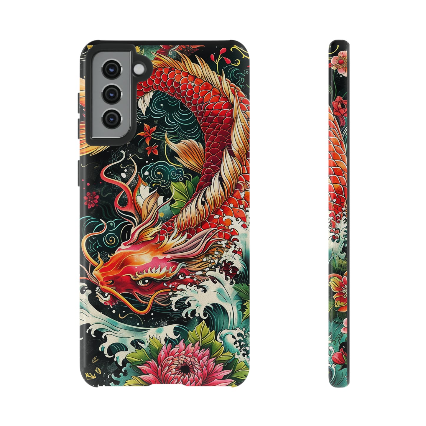 Tough Phone Case Japanese Koi Fish