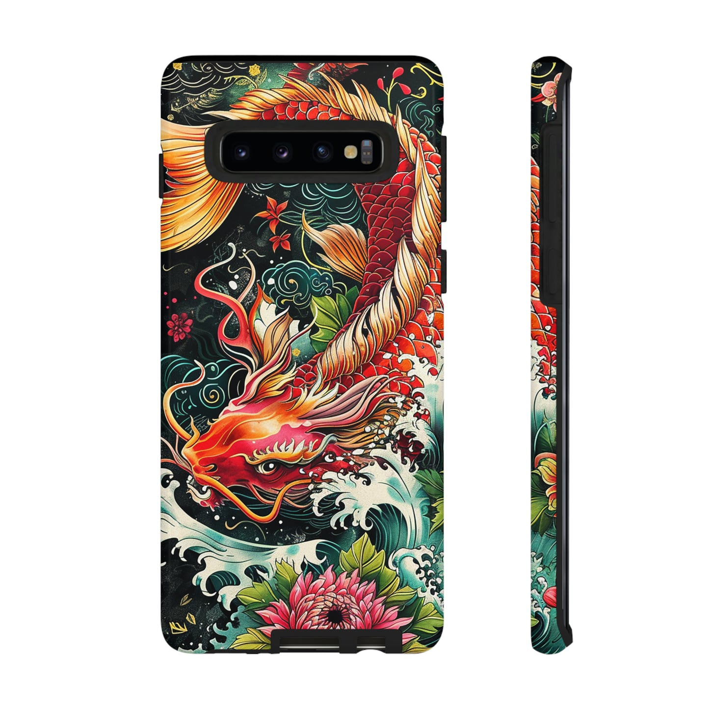 Tough Phone Case Japanese Koi Fish