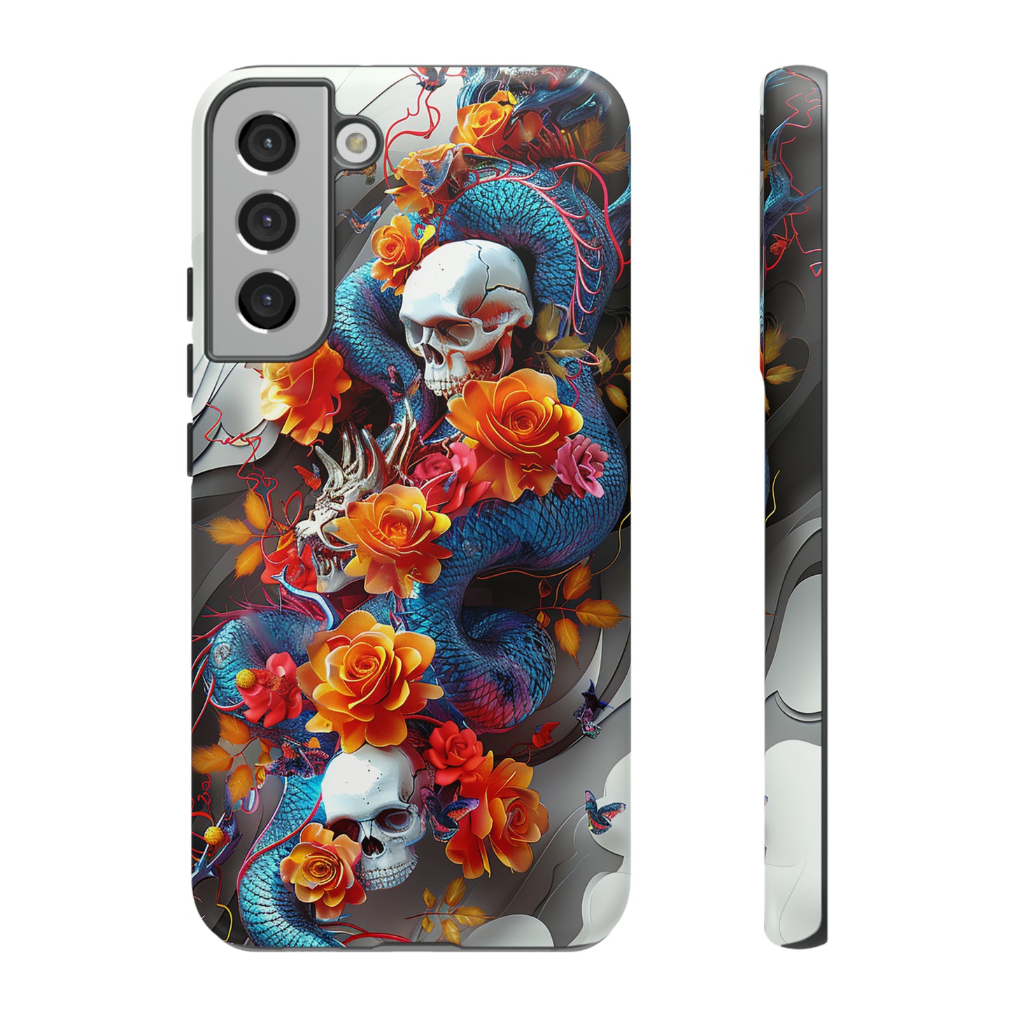 Tough Phone Case Skull 02