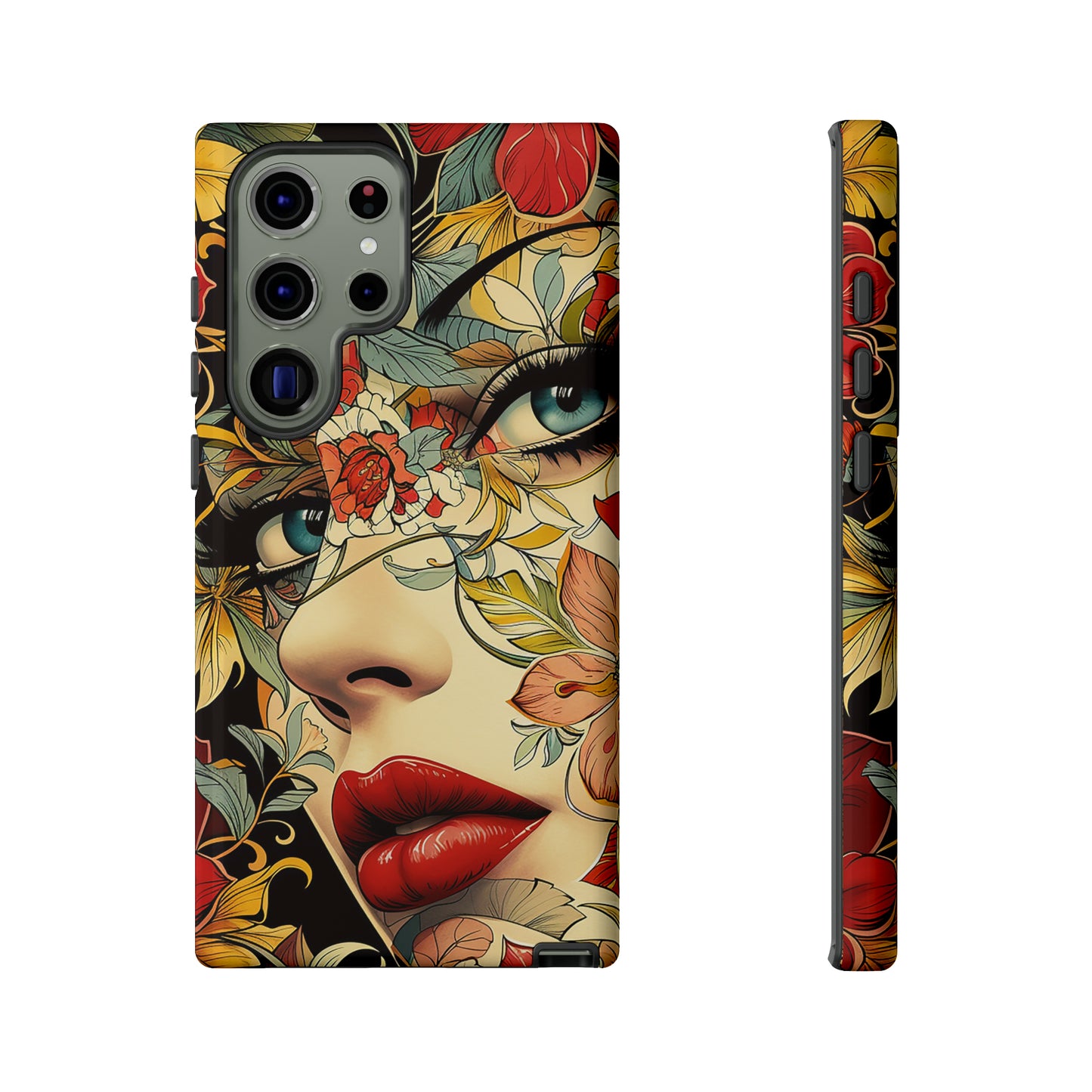 Tough Phone Case Lady Red