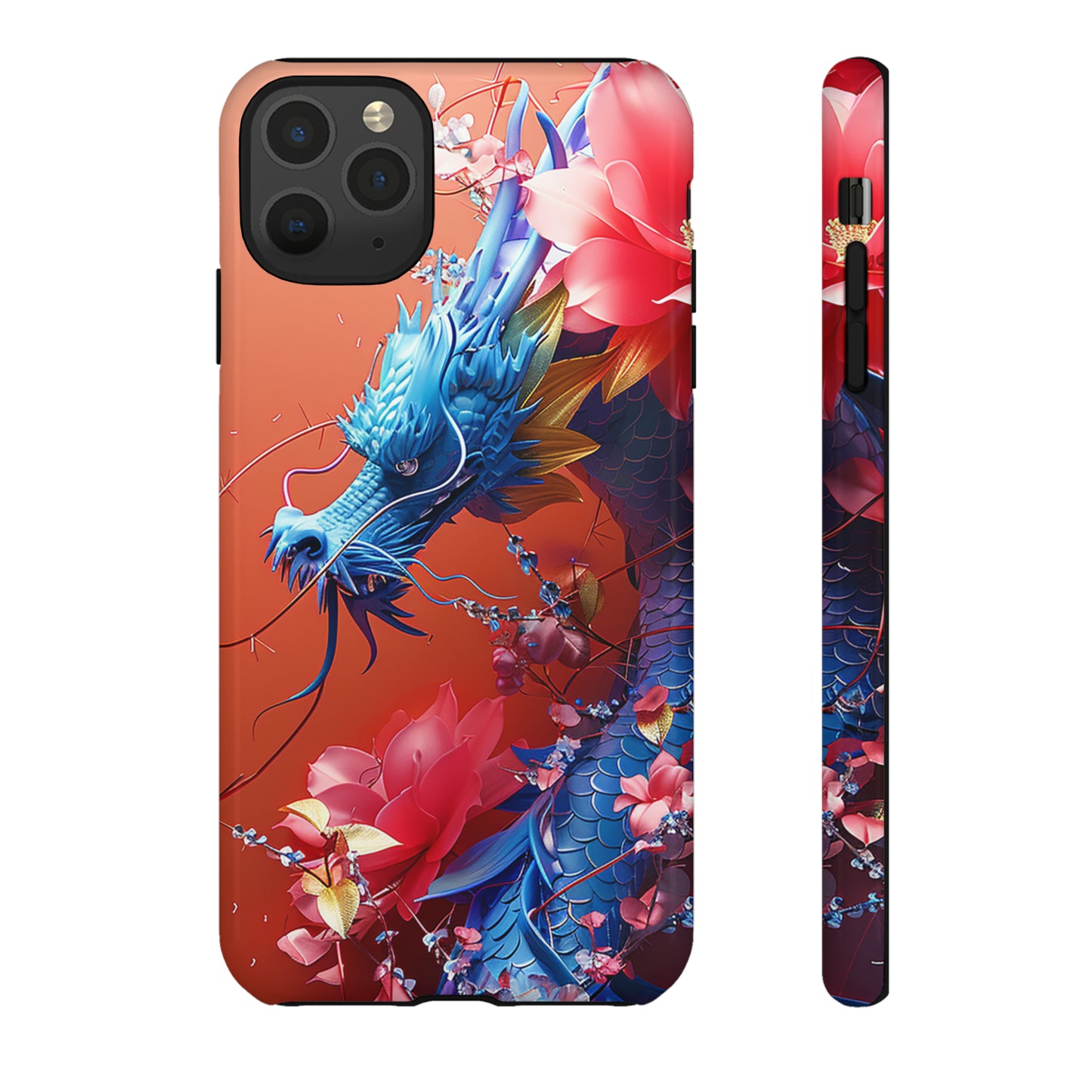 Tough Phone Cases Azure Serpent