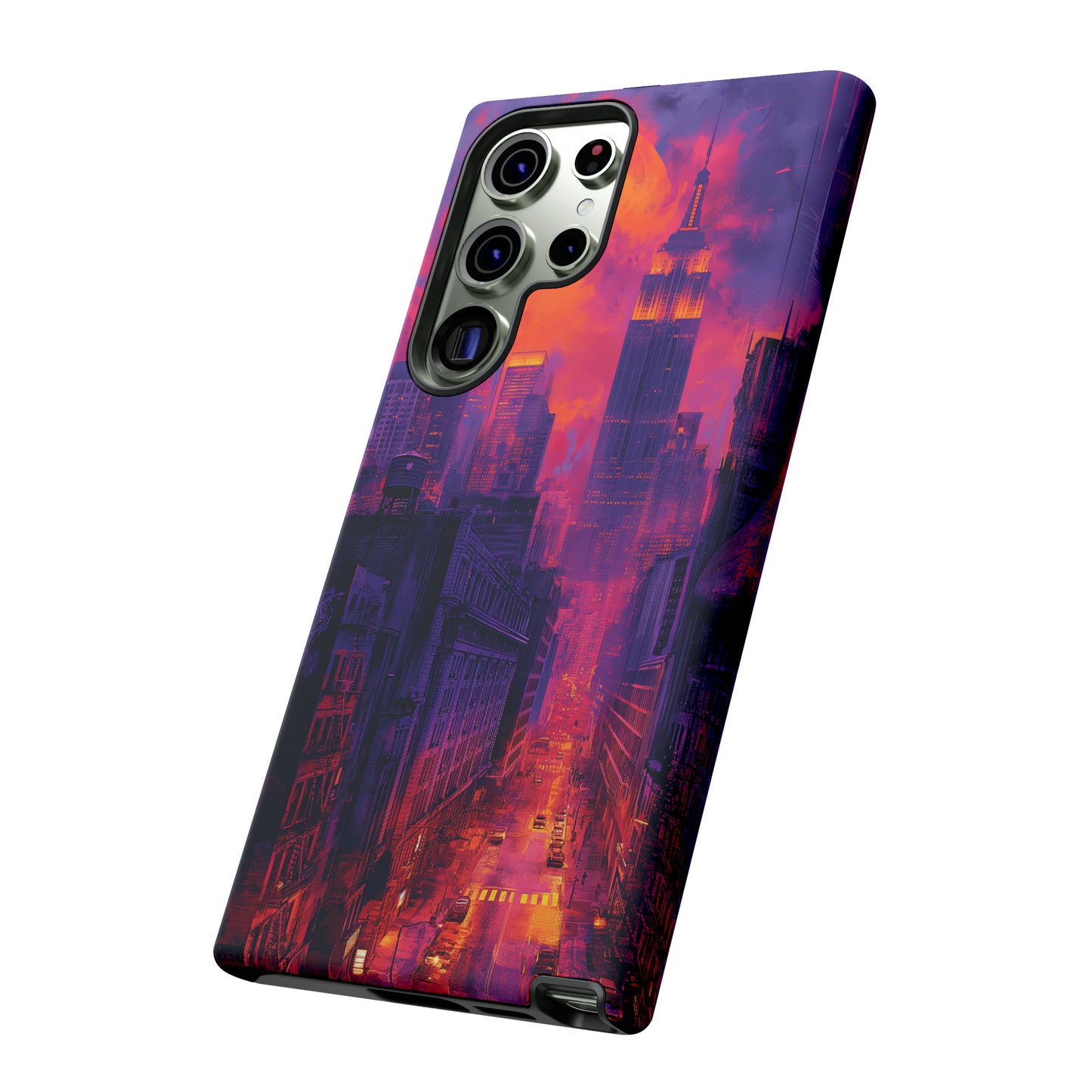 Tough Phone Case New York City Purple Haze