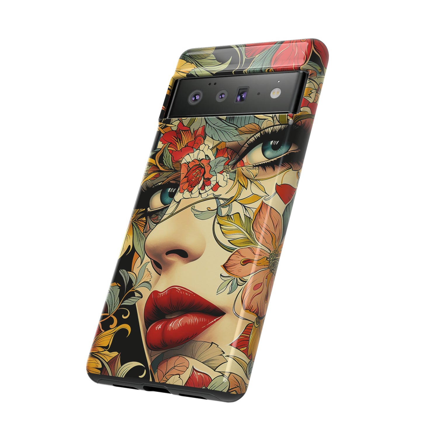 Tough Phone Case Lady Red