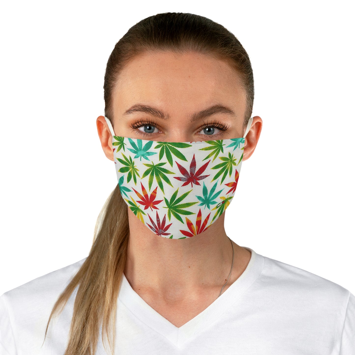 Fabric Face Mask Graphic Cannabis