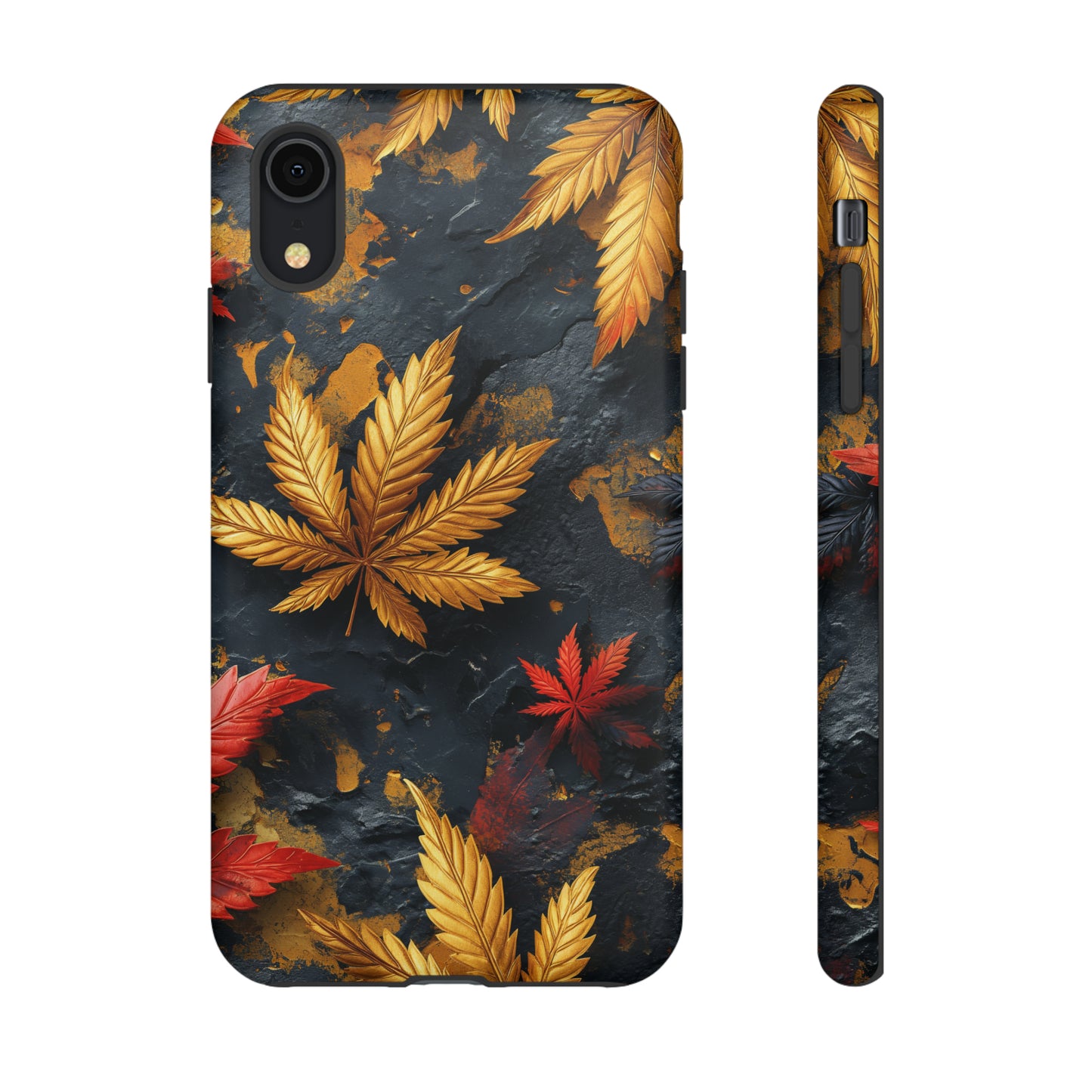 Tough Phone Case Cannabis Gold