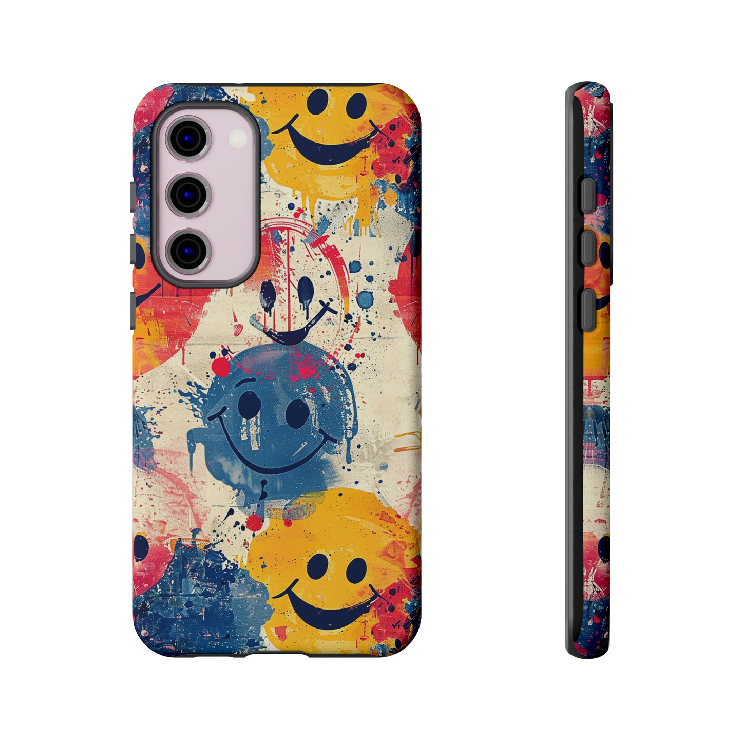 Tough Phone Case Happy Face