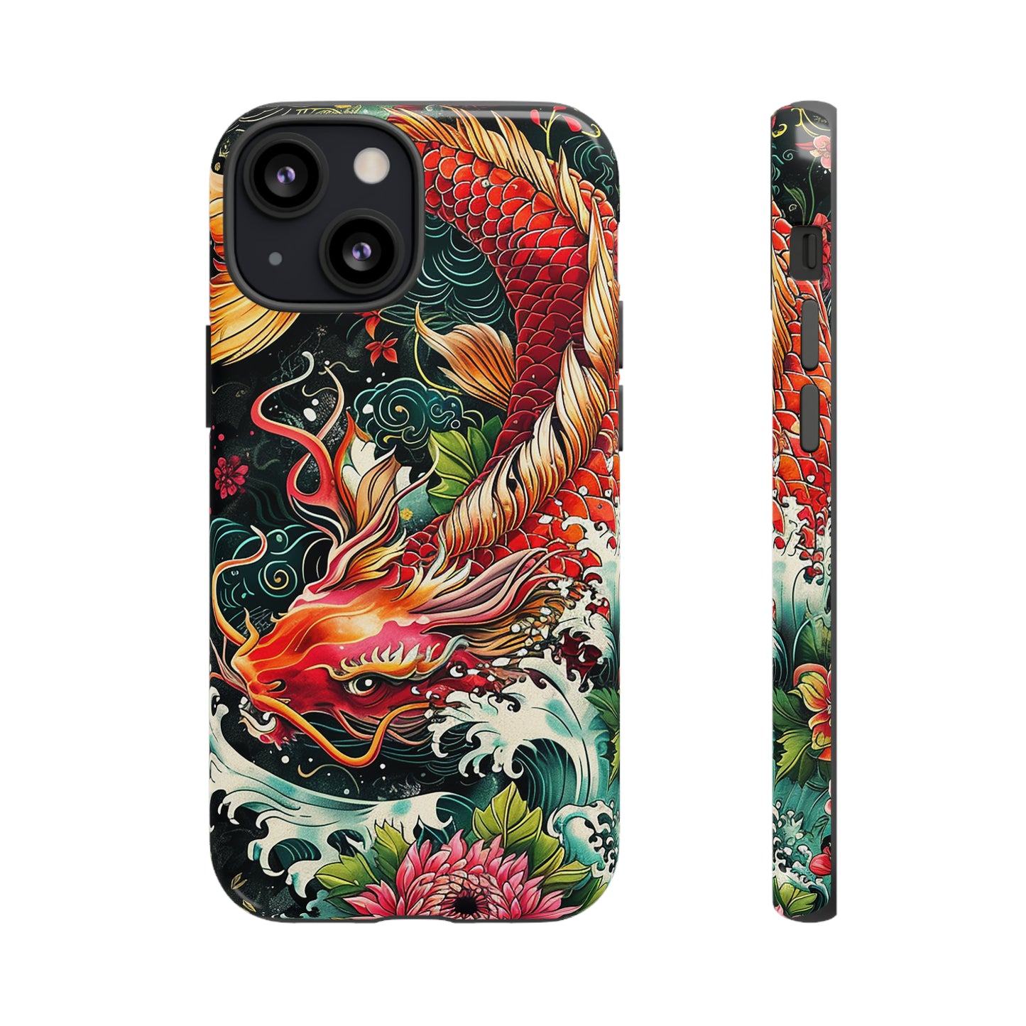 Tough Phone Case Japanese Koi Fish