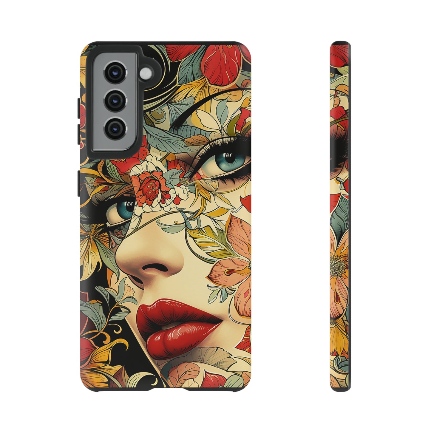 Tough Phone Case Lady Red