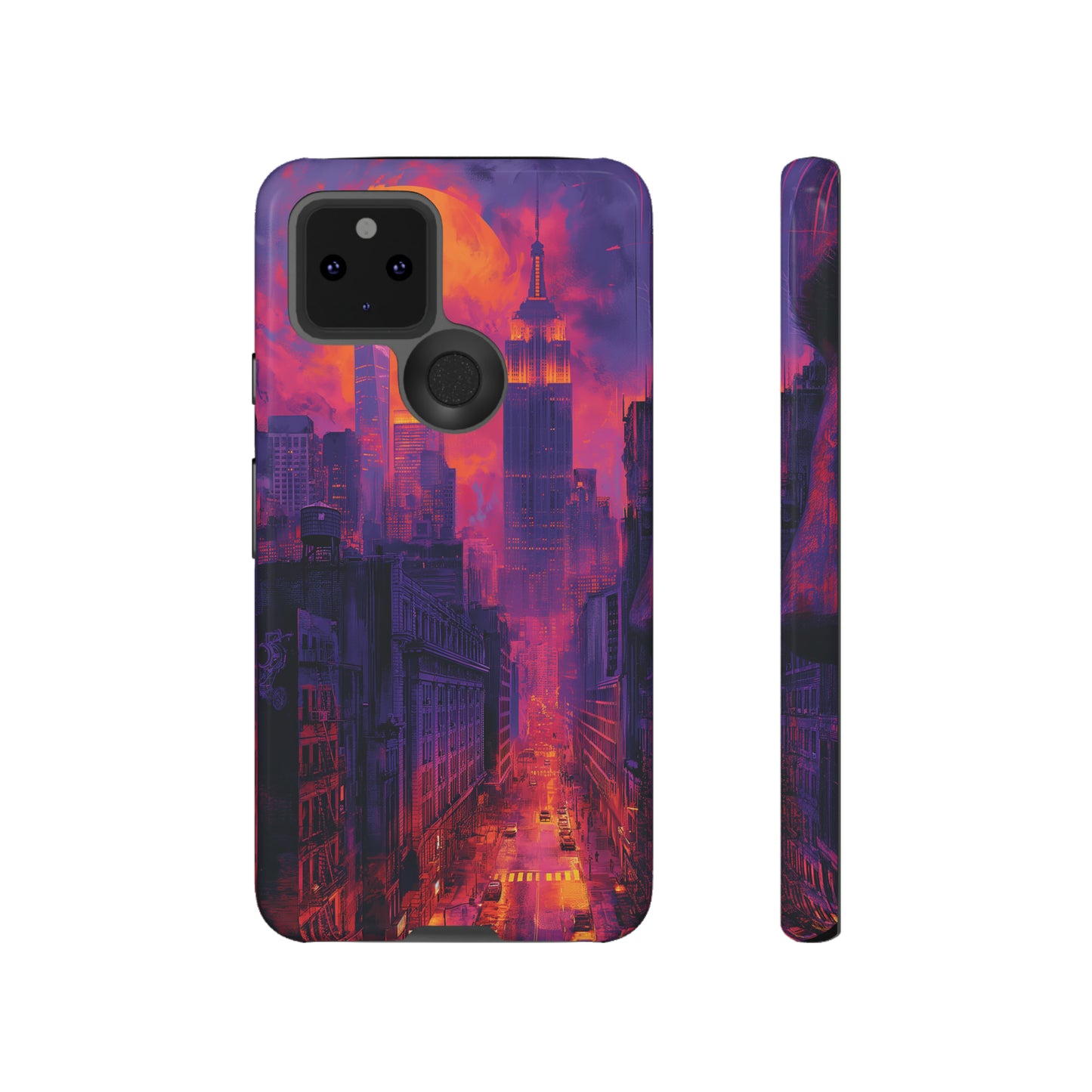 Tough Phone Case New York City Purple Haze