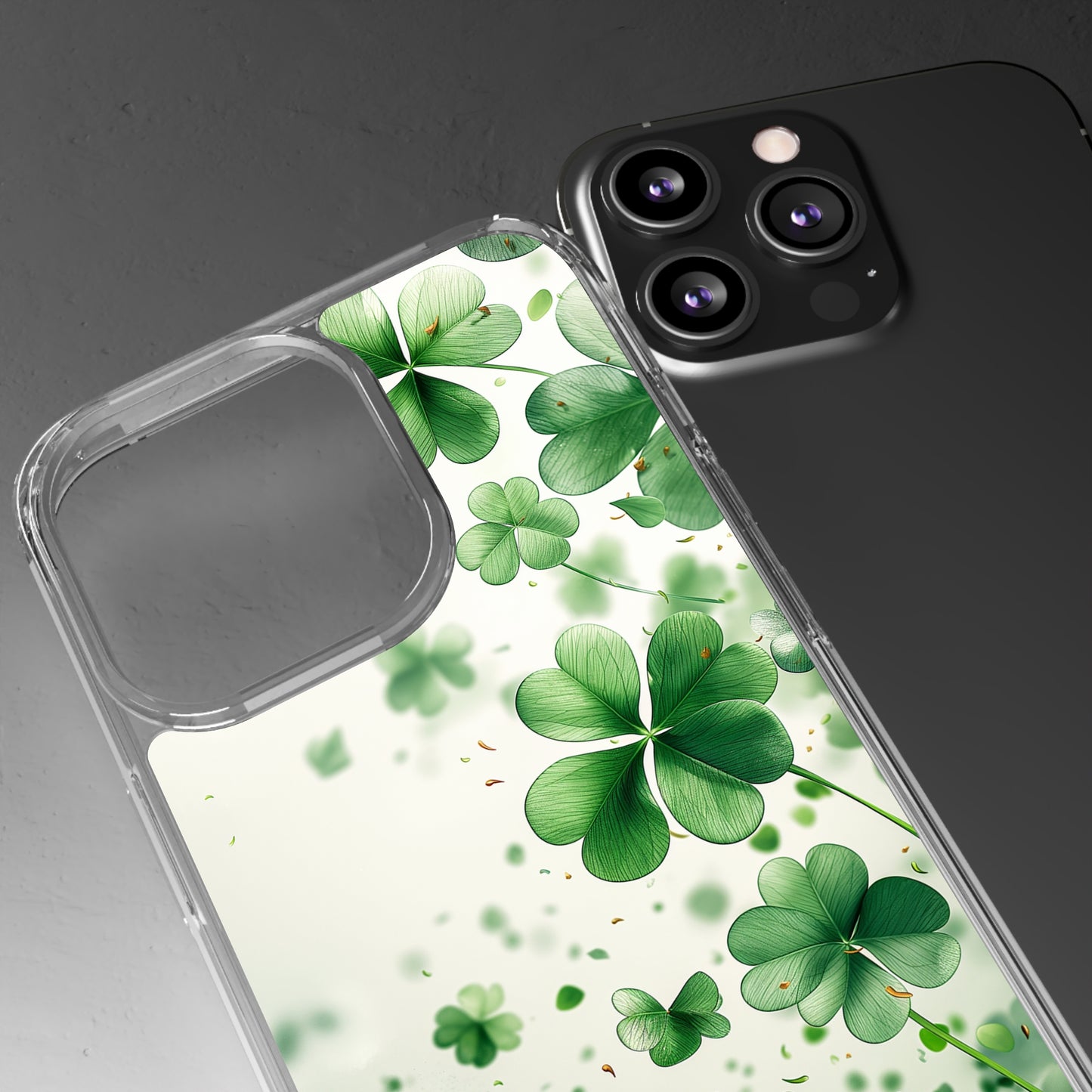 Clear Phone Cases Shamrock